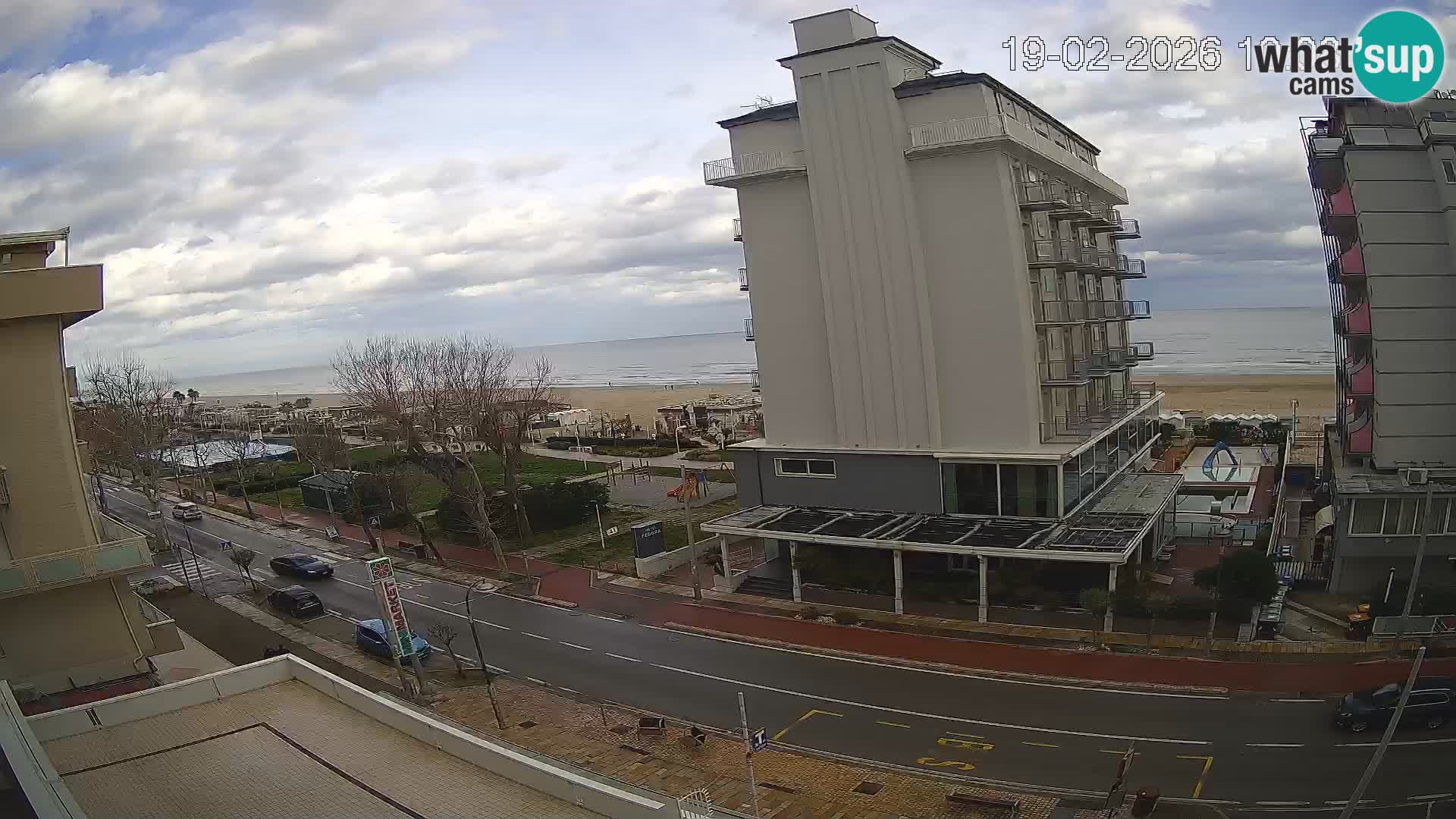Riccione Webcam Strand und Gärten La Malfa – Bagni Oreste Strand 115