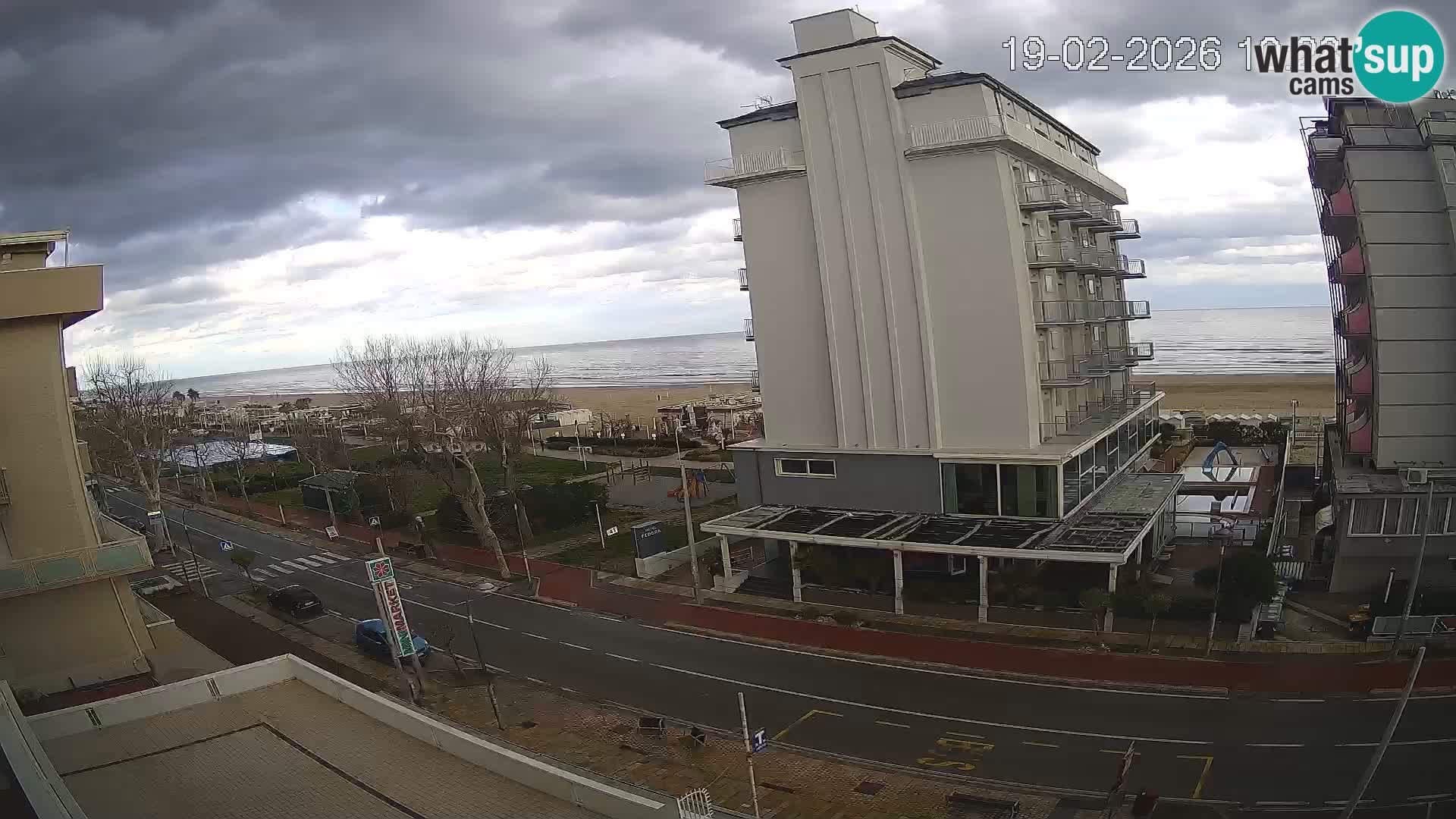 Riccione webcam spiaggia e giardini La Malfa – Bagni Oreste spiaggia 115