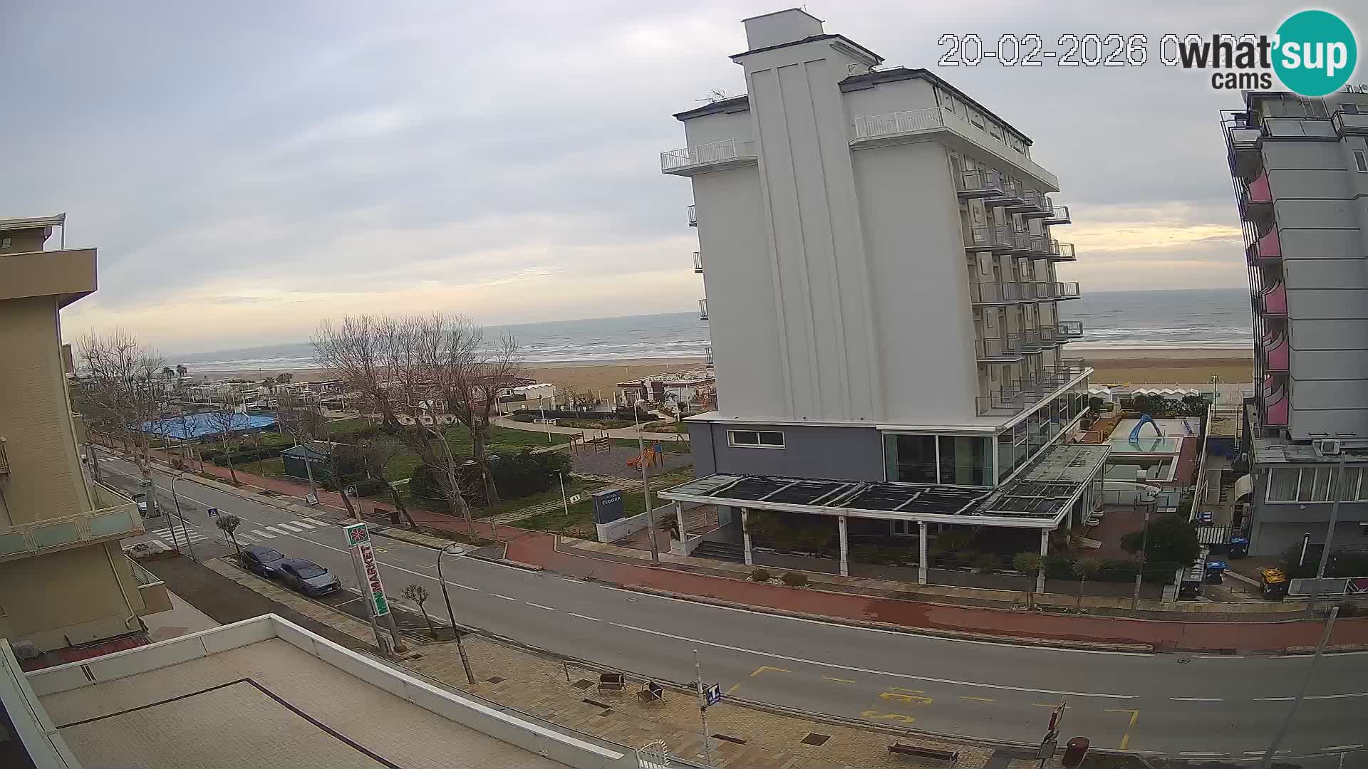 Riccione webcam spiaggia e giardini La Malfa – Bagni Oreste spiaggia 115