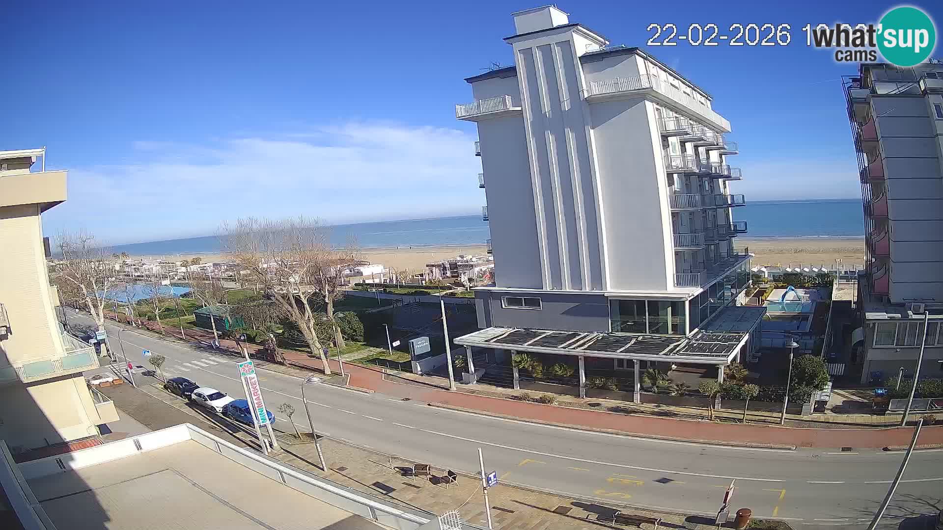 Riccione webcam spiaggia e giardini La Malfa – Bagni Oreste spiaggia 115