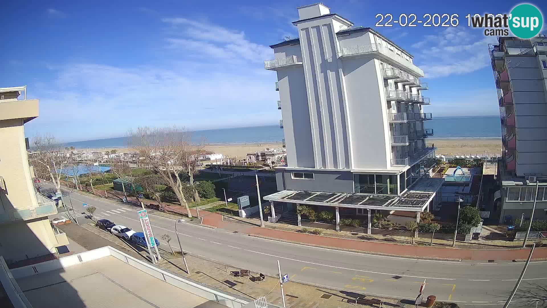 Riccione webcam spiaggia e giardini La Malfa – Bagni Oreste spiaggia 115