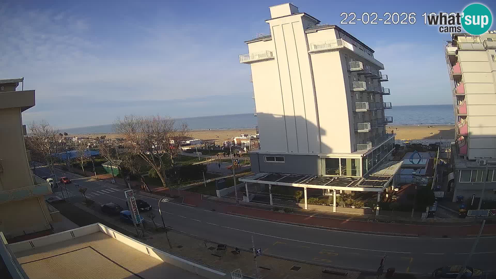 Riccione Webcam Strand und Gärten La Malfa – Bagni Oreste Strand 115