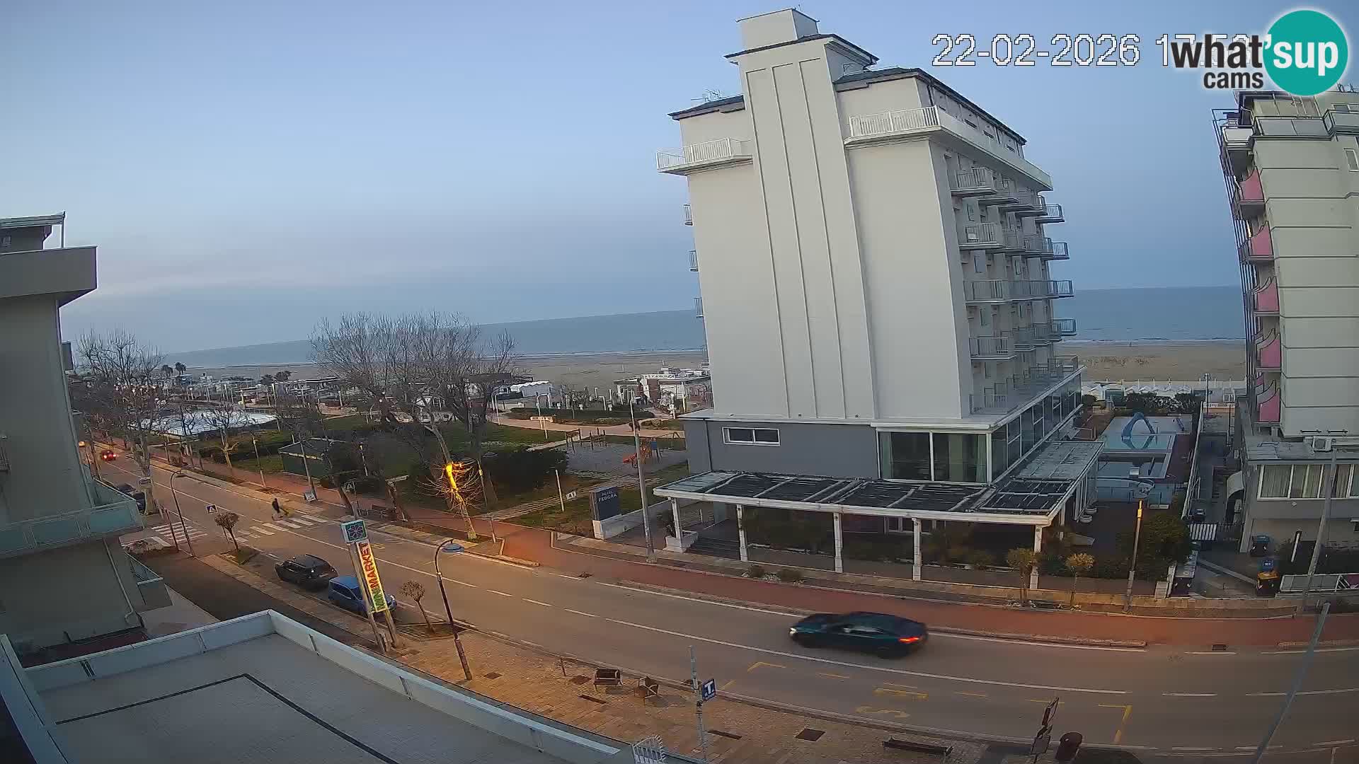Riccione Webcam Strand und Gärten La Malfa – Bagni Oreste Strand 115