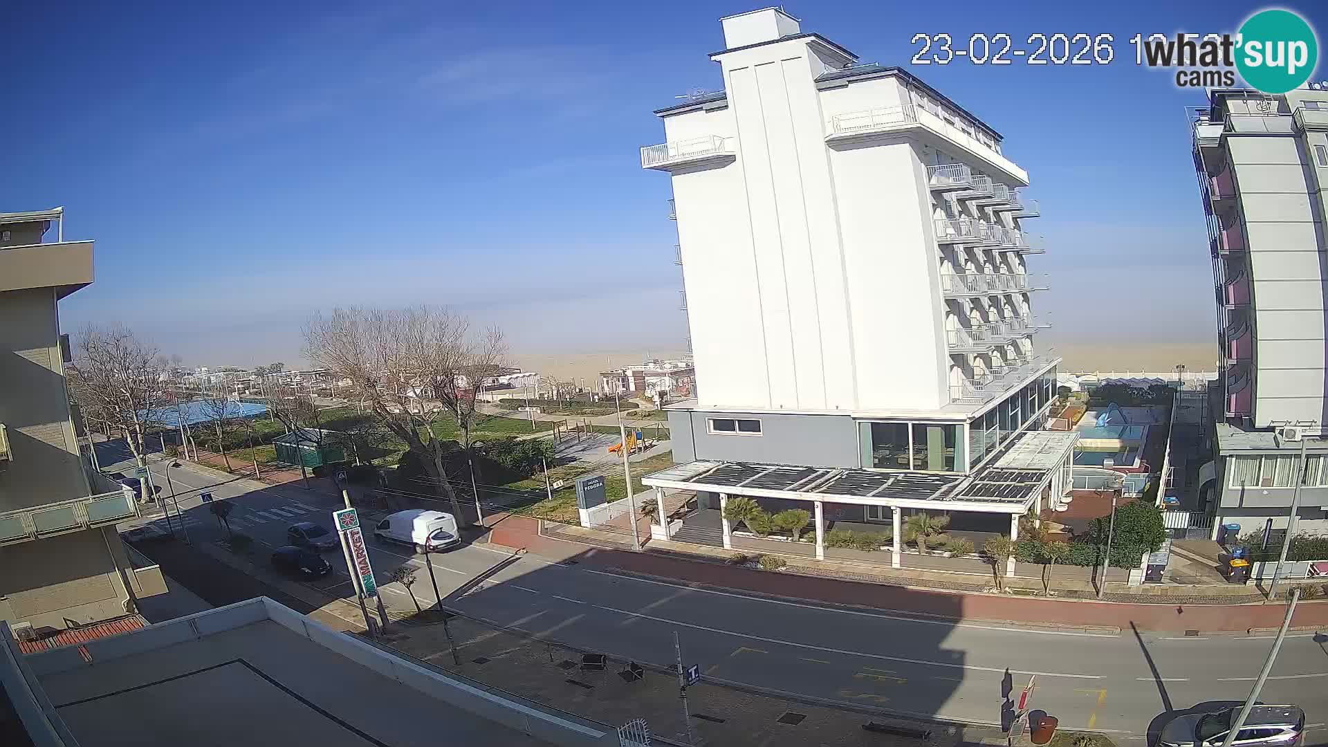 Riccione livecam beach and La Malfa gardens – Bagni Oreste spiaggia 115