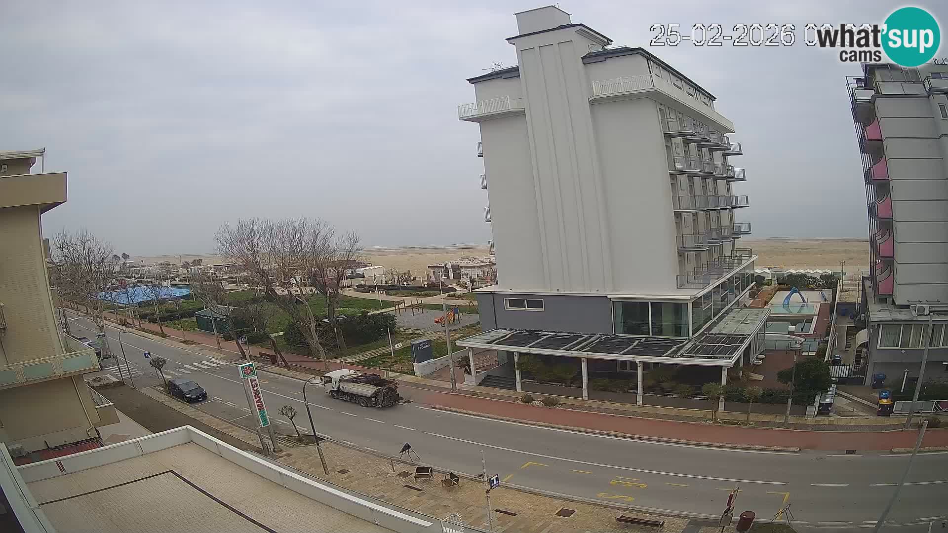 Riccione Webcam Strand und Gärten La Malfa – Bagni Oreste Strand 115