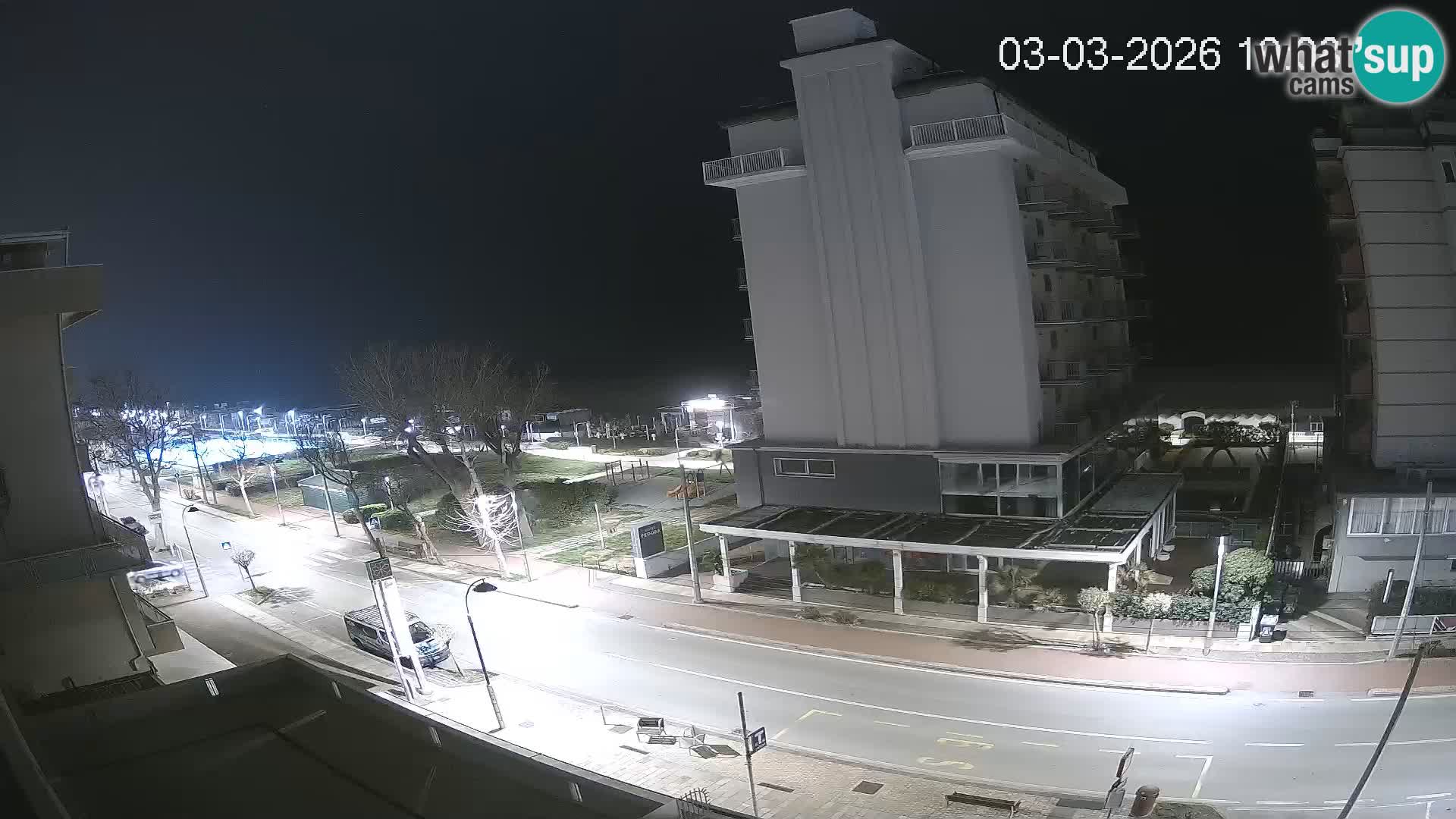 Riccione webcam playa y jardines La Malfa – Playa Bagni Oreste 115