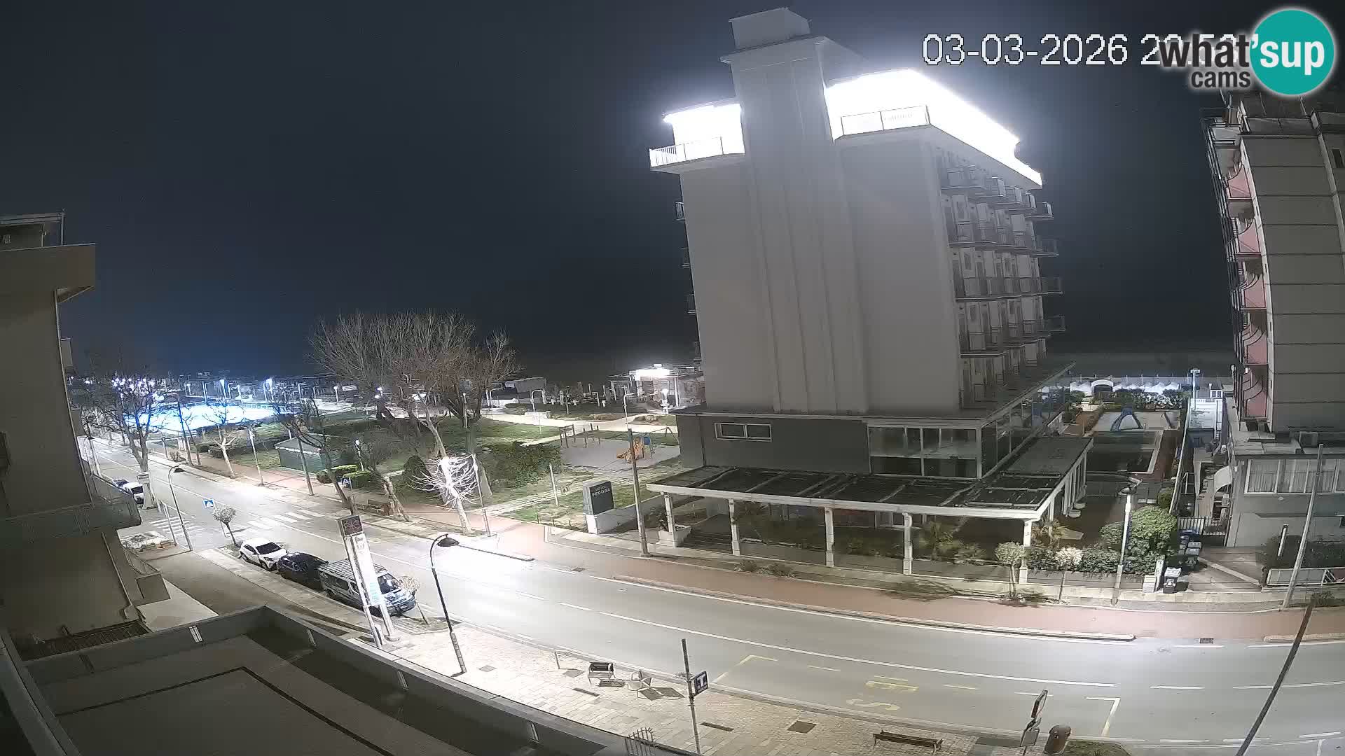 Plaža s spletno kamero Riccione in vrtovi La Malfa – plaža Bagni Oreste 115