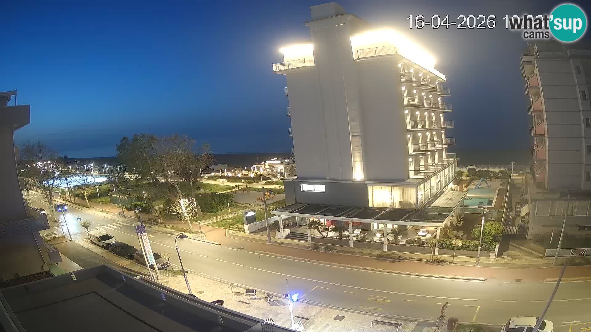 Riccione Webcam Strand und Gärten La Malfa – Bagni Oreste Strand 115