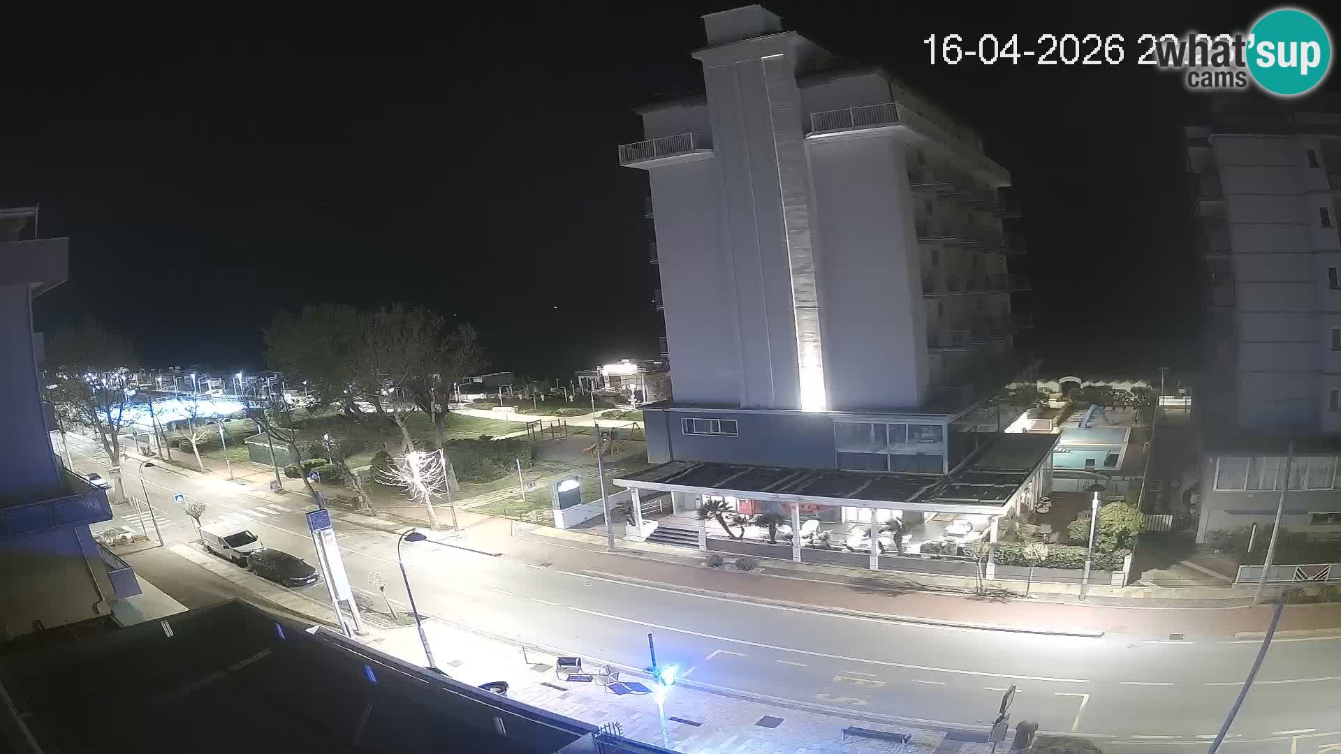Riccione webcam playa y jardines La Malfa – Playa Bagni Oreste 115