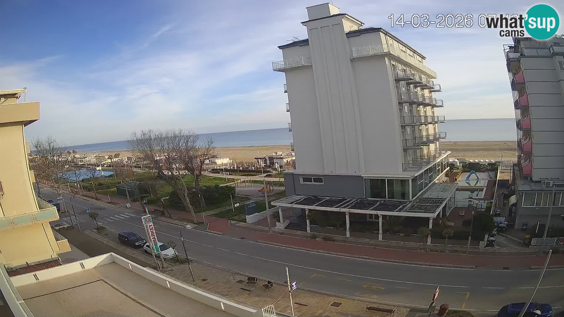 Riccione livecam beach and La Malfa gardens – Bagni Oreste spiaggia 115