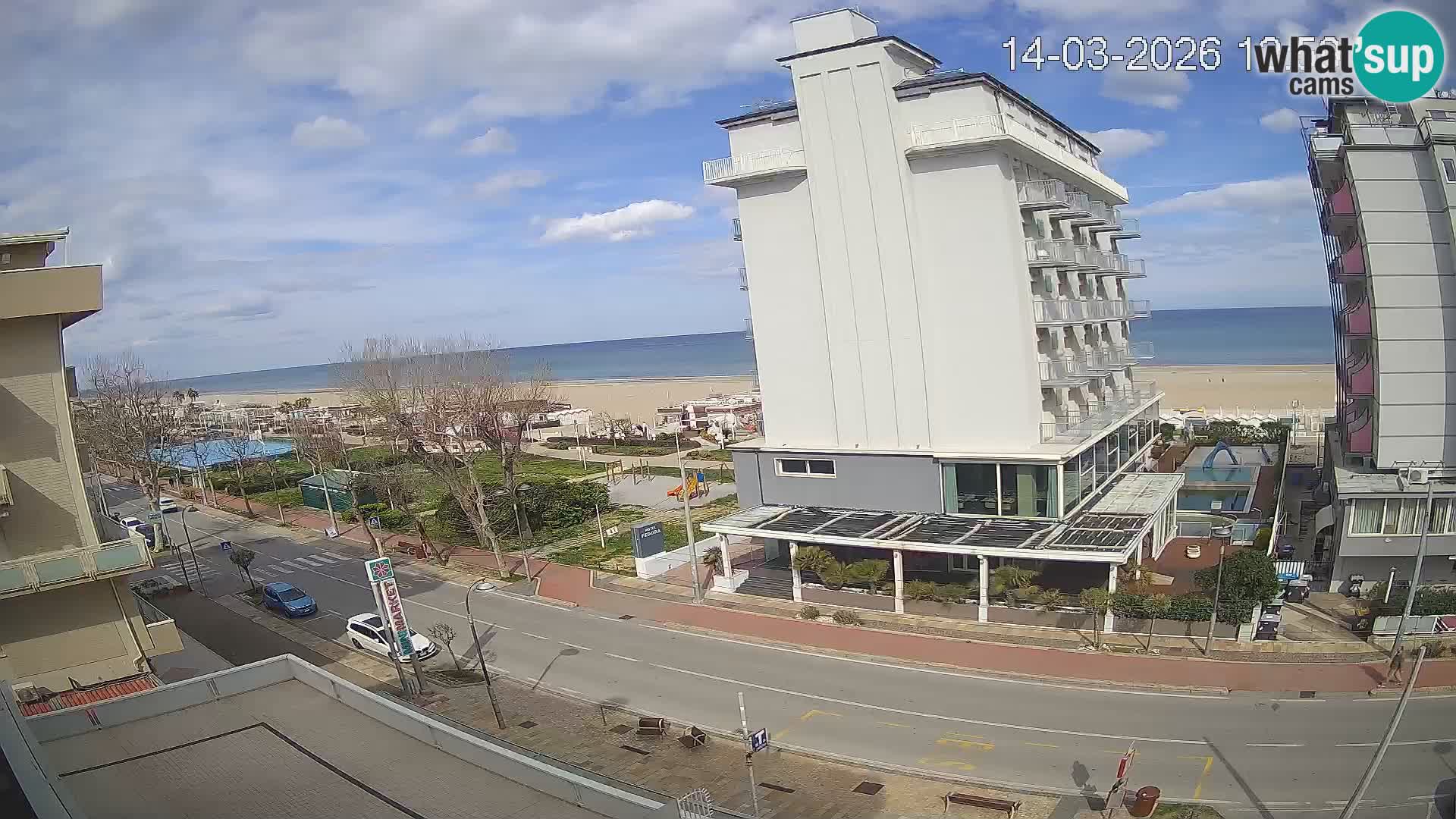 Riccione livecam beach and La Malfa gardens – Bagni Oreste spiaggia 115