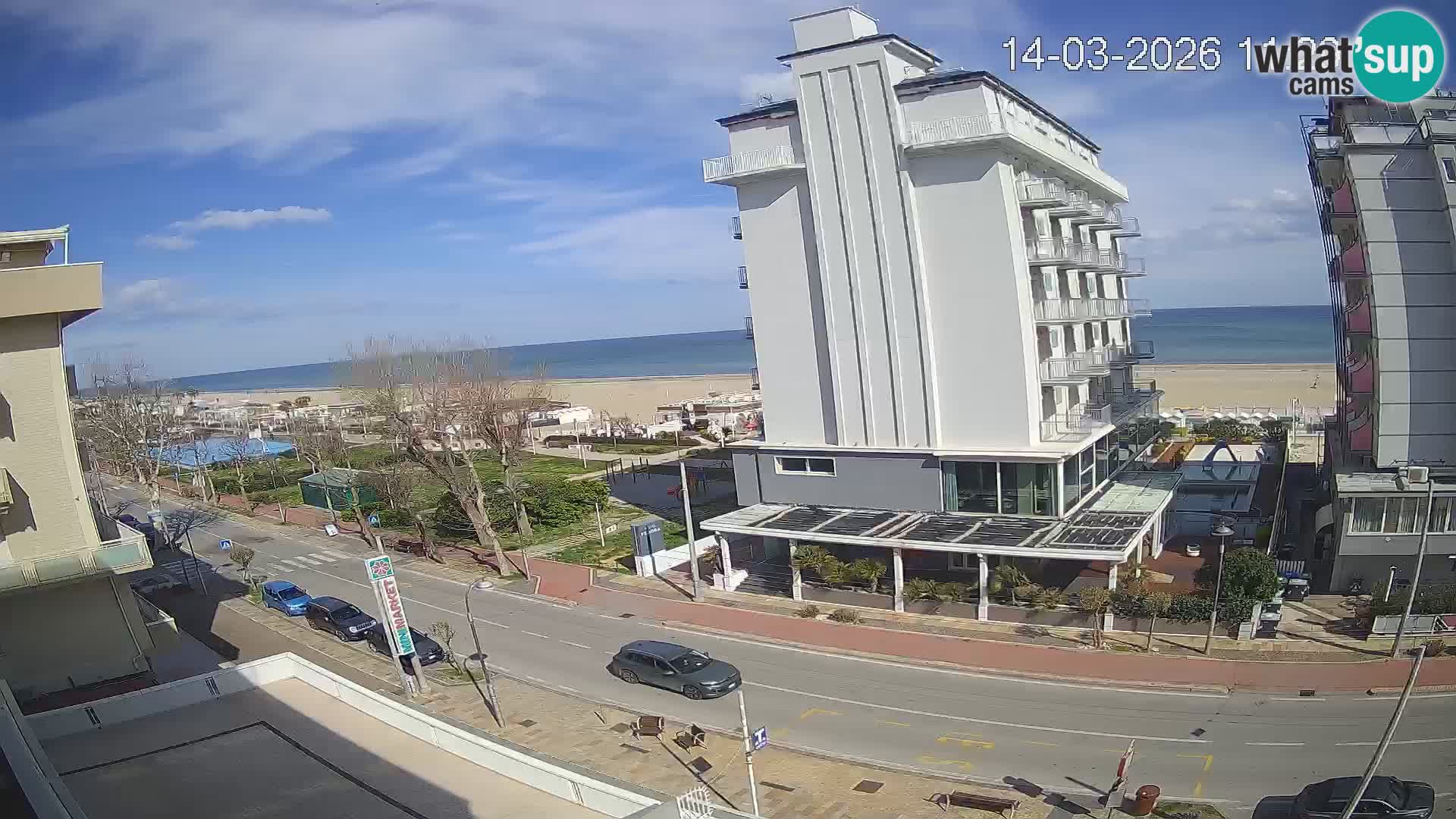 Riccione livecam beach and La Malfa gardens – Bagni Oreste spiaggia 115