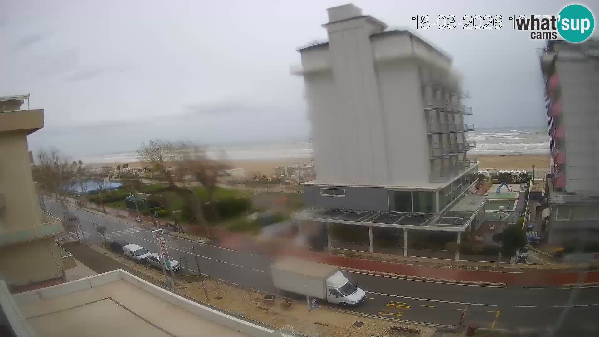 Riccione webcam plage et jardins La Malfa – Bagni Oreste plage 115