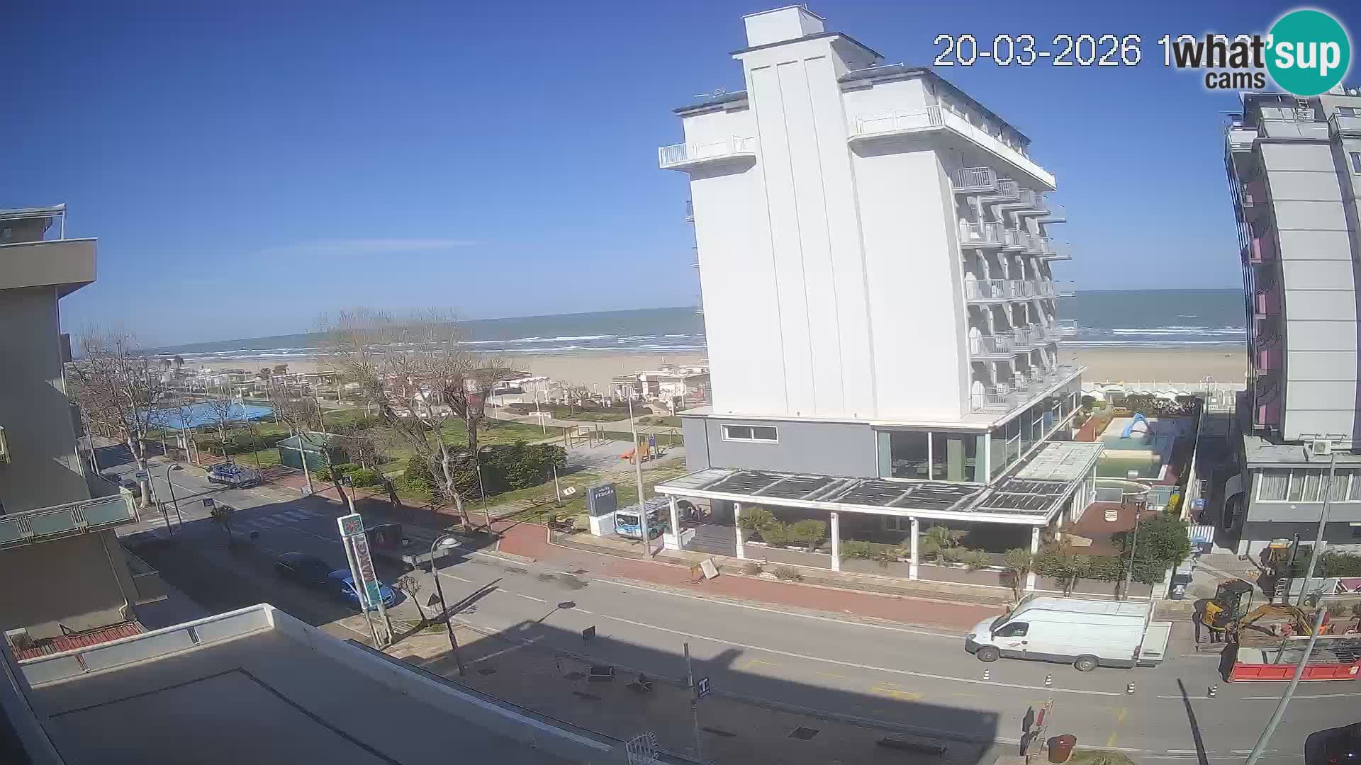 Riccione Webcam Strand und Gärten La Malfa – Bagni Oreste Strand 115