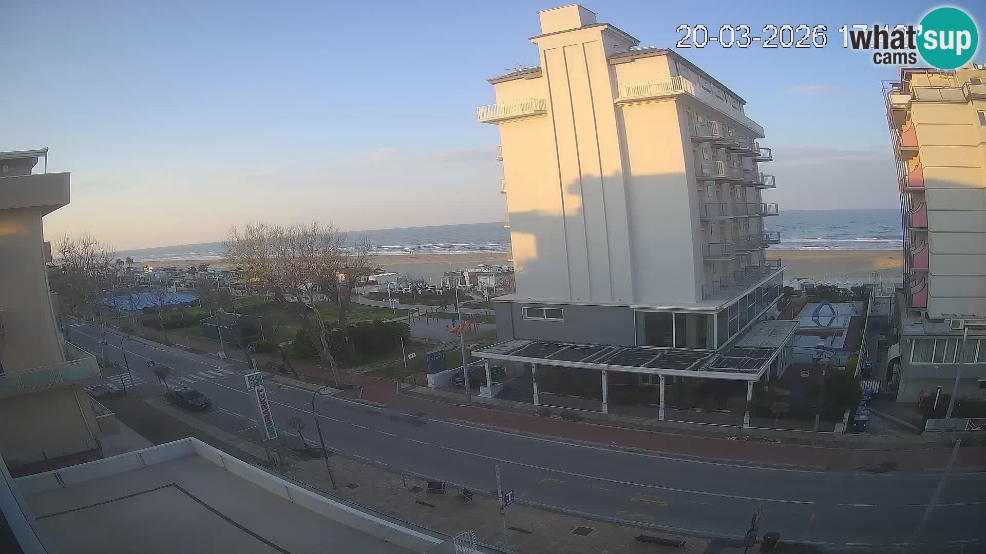 Riccione webcam playa y jardines La Malfa – Playa Bagni Oreste 115