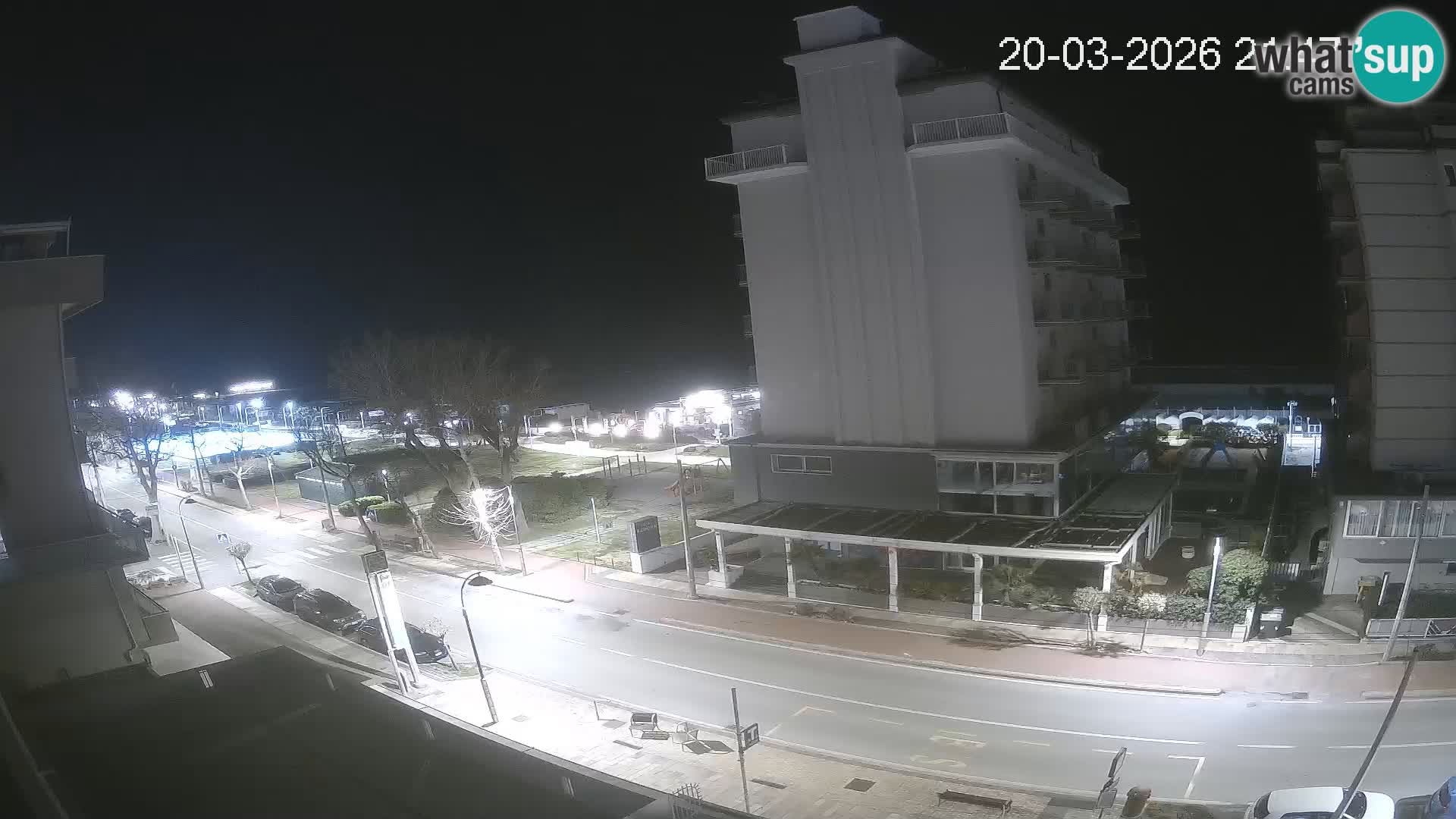 Plaža s spletno kamero Riccione in vrtovi La Malfa – plaža Bagni Oreste 115