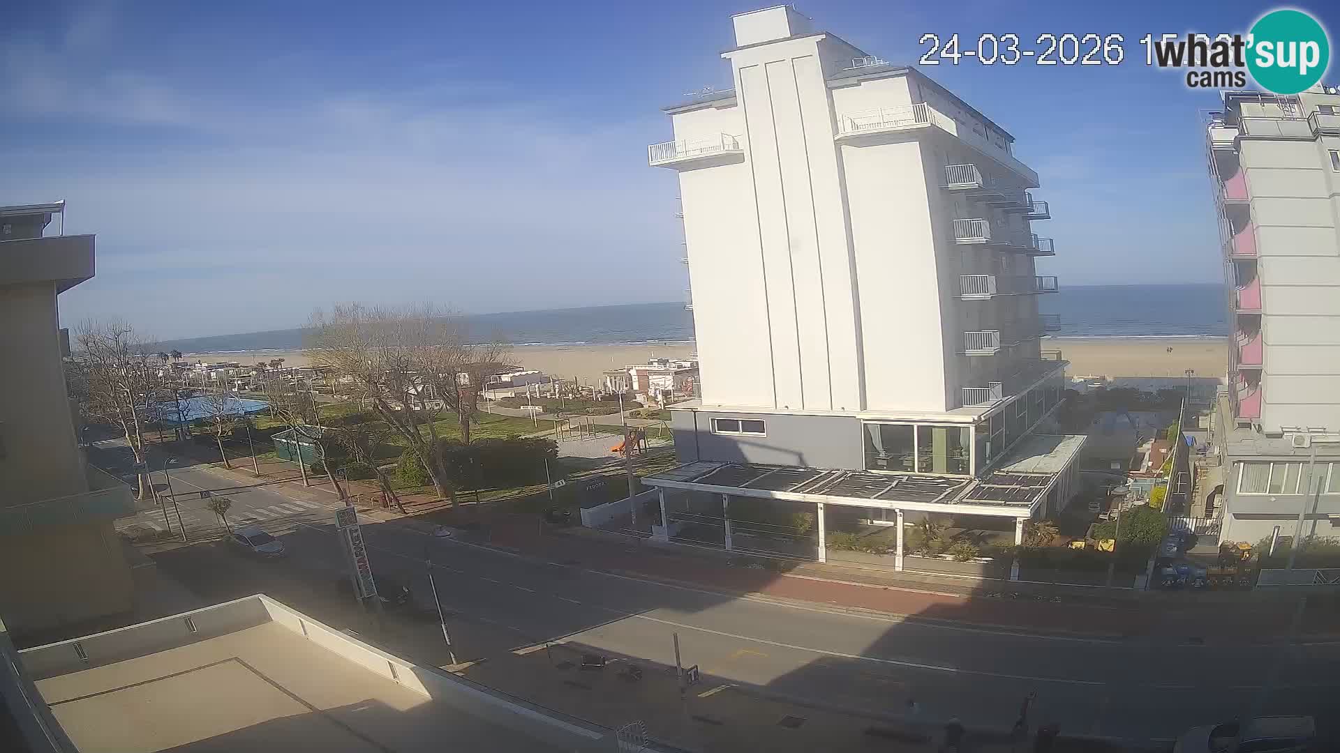 Riccione webcam spiaggia e giardini La Malfa – Bagni Oreste spiaggia 115