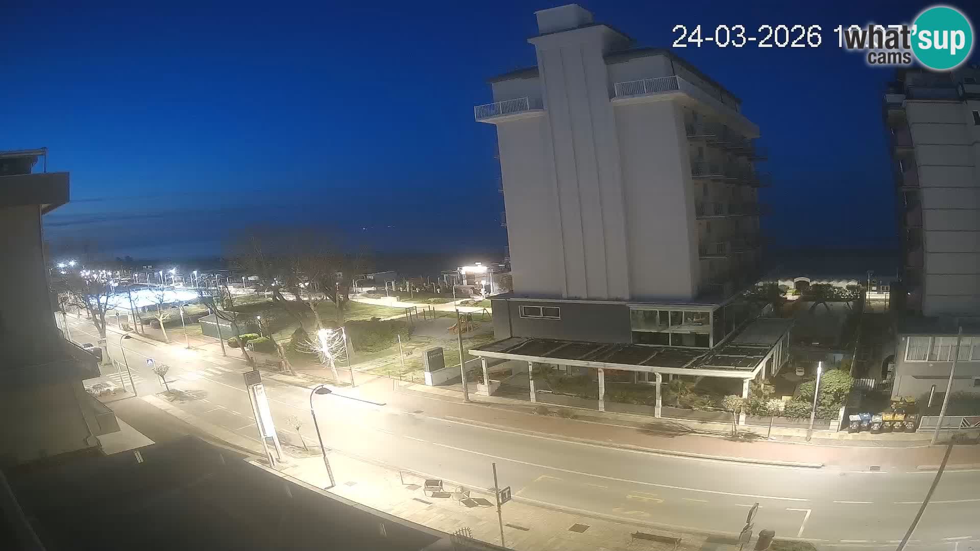 Riccione Webcam Strand und Gärten La Malfa – Bagni Oreste Strand 115