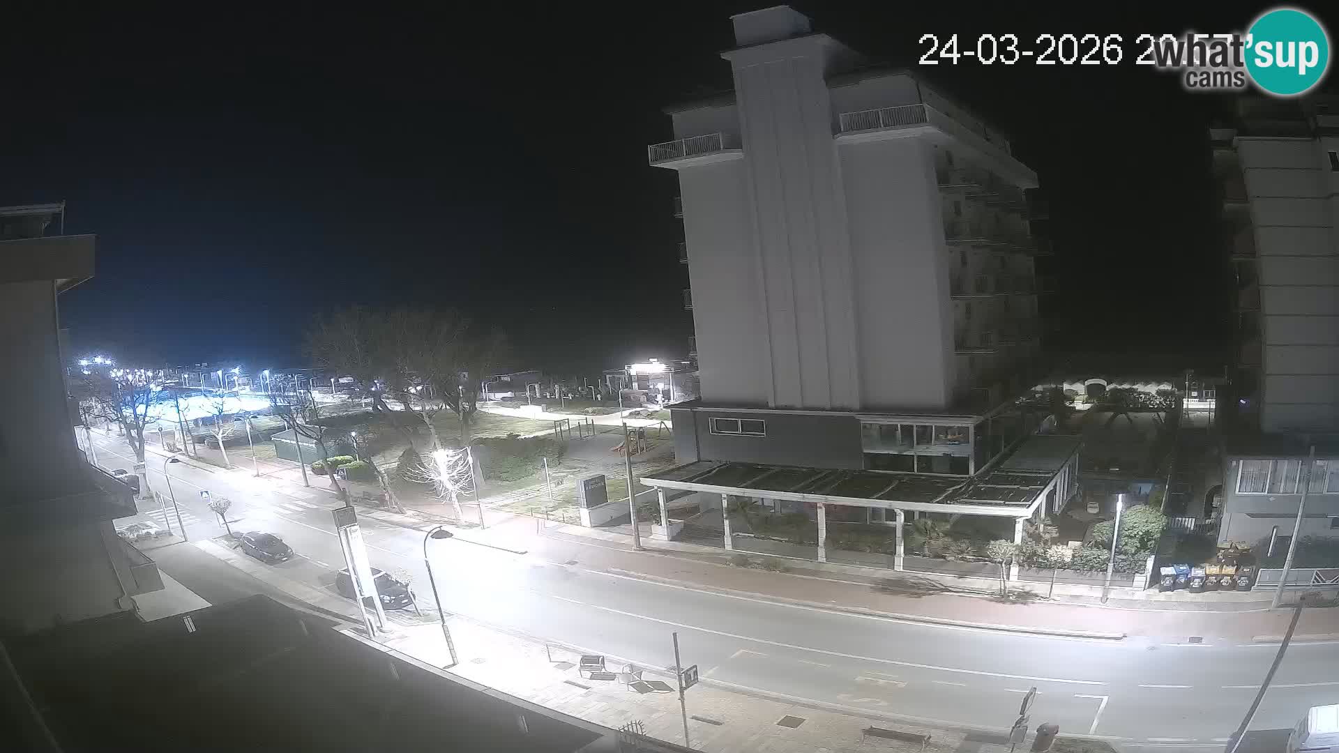 Riccione webcam plage et jardins La Malfa – Bagni Oreste plage 115
