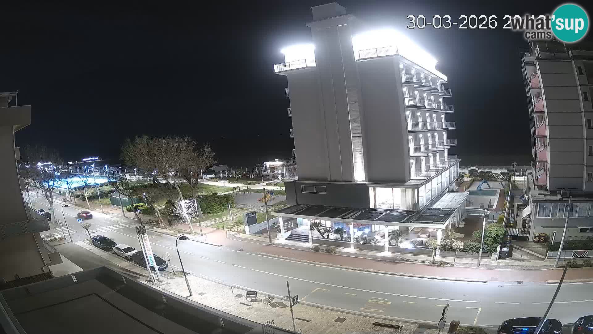 Riccione webcam spiaggia e giardini La Malfa – Bagni Oreste spiaggia 115