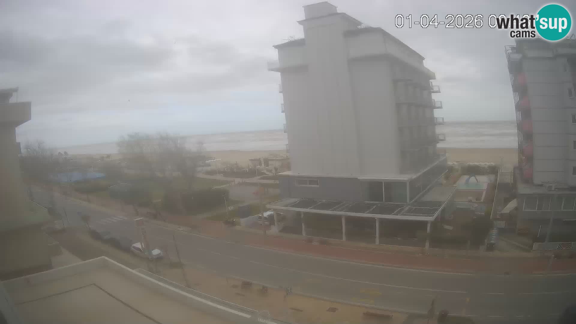 Riccione webcam playa y jardines La Malfa – Playa Bagni Oreste 115