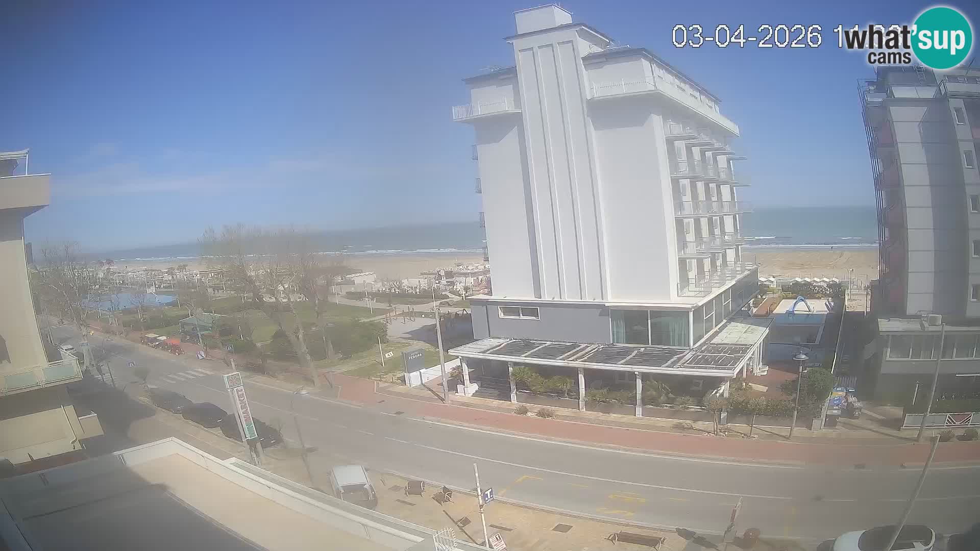 Riccione webcam spiaggia e giardini La Malfa – Bagni Oreste spiaggia 115