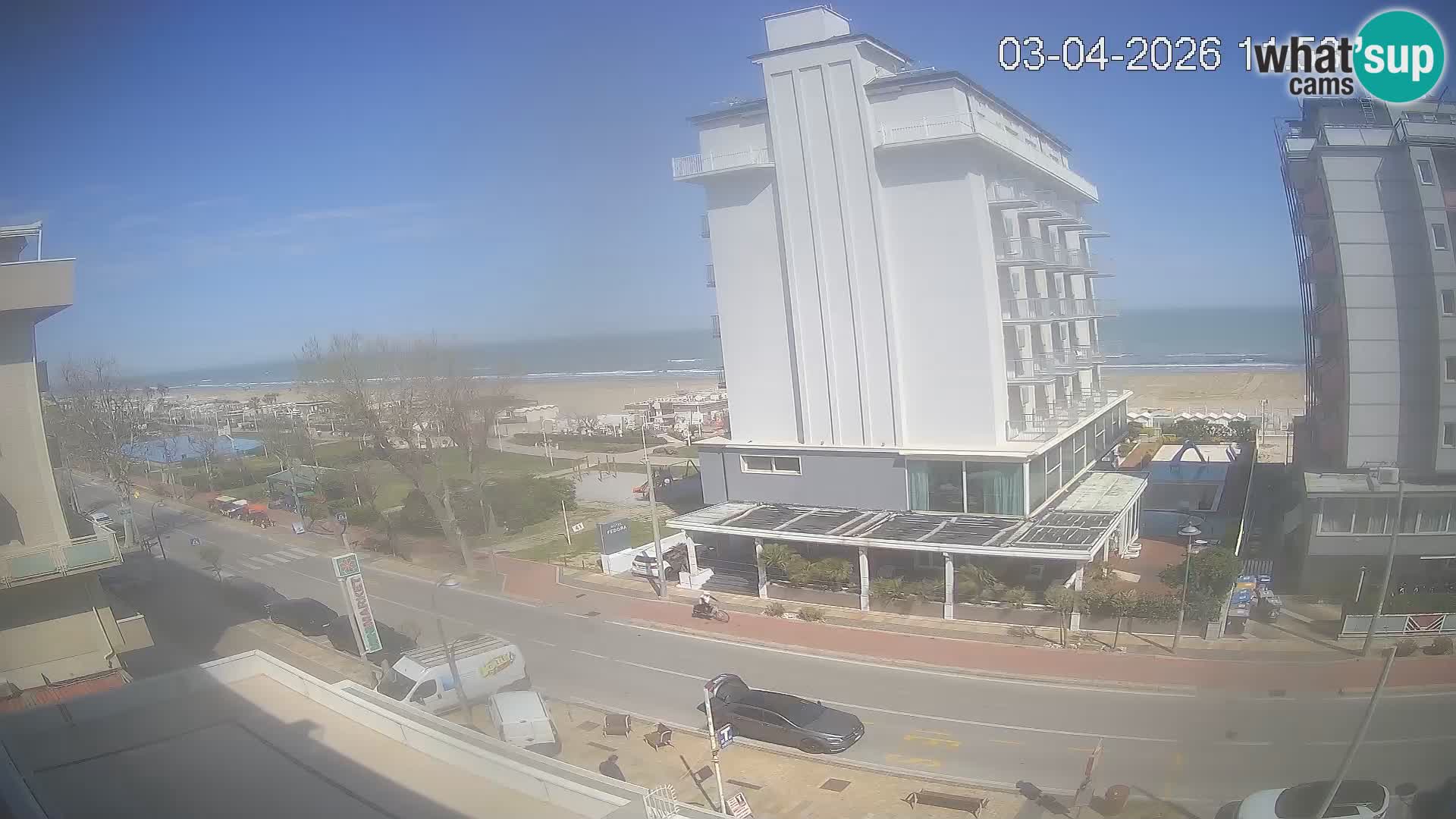 Riccione webcam spiaggia e giardini La Malfa – Bagni Oreste spiaggia 115