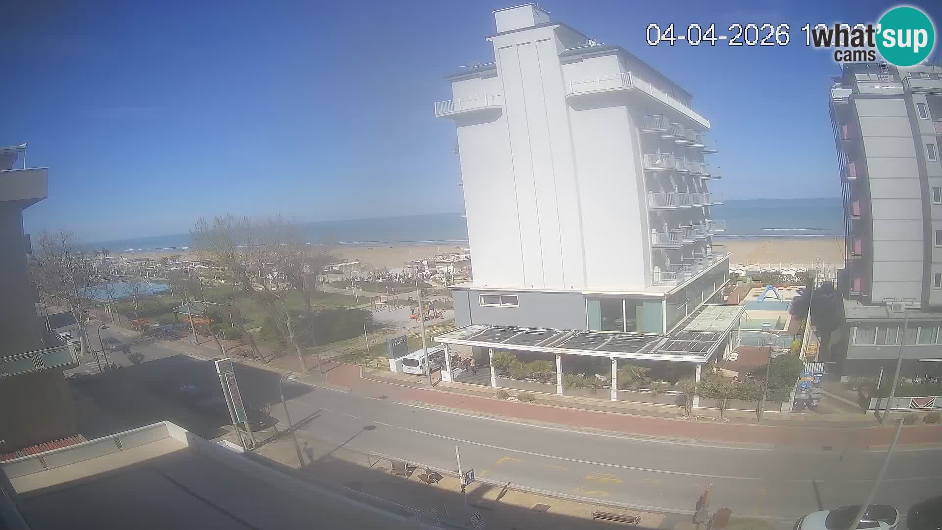Riccione Webcam Strand und Gärten La Malfa – Bagni Oreste Strand 115
