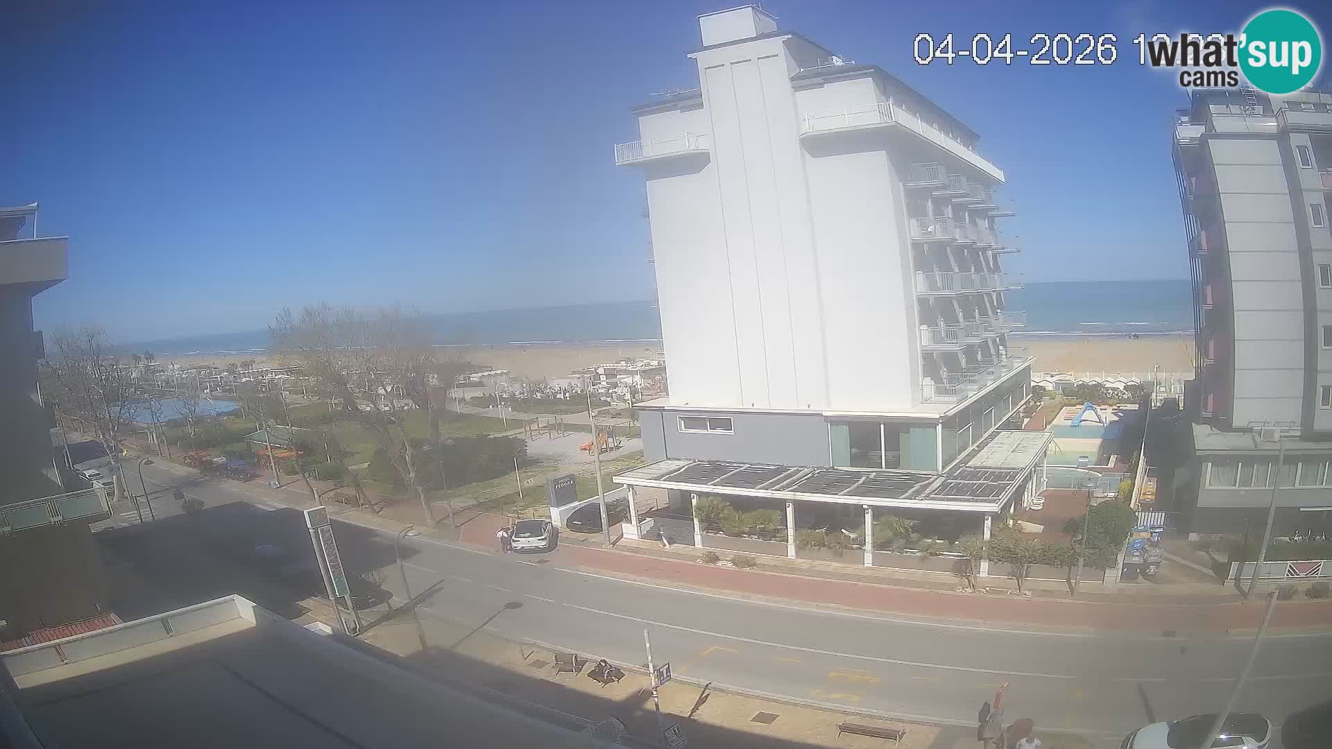 Riccione webcam spiaggia e giardini La Malfa – Bagni Oreste spiaggia 115