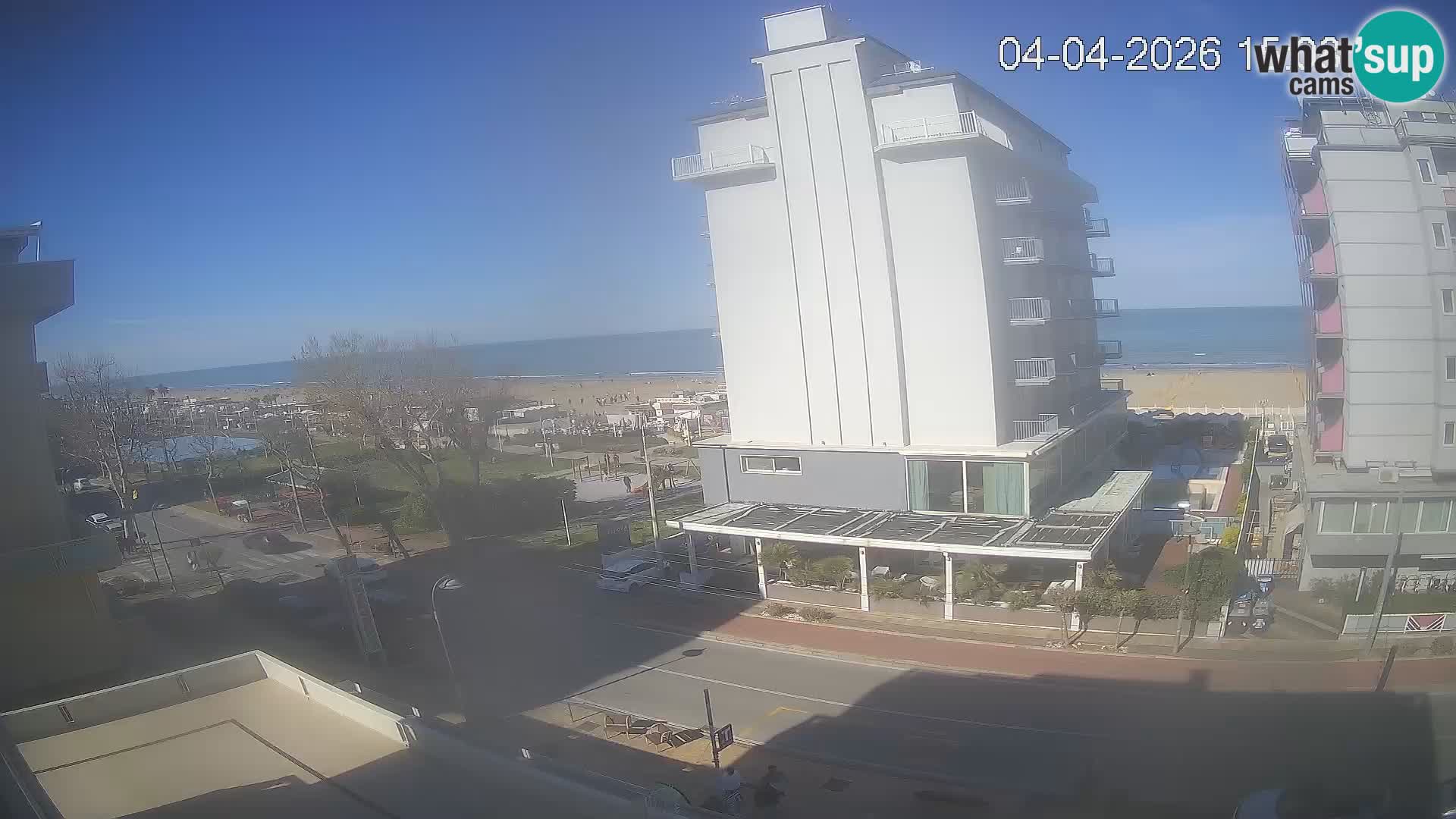 Riccione webcam spiaggia e giardini La Malfa – Bagni Oreste spiaggia 115