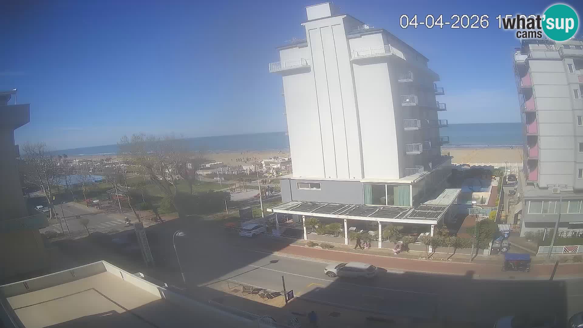 Riccione webcam spiaggia e giardini La Malfa – Bagni Oreste spiaggia 115