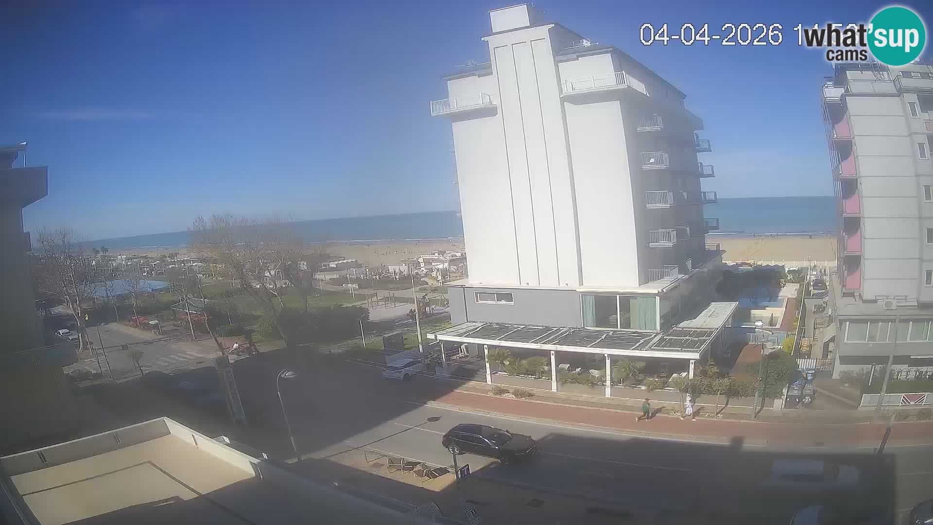 Riccione Webcam Strand und Gärten La Malfa – Bagni Oreste Strand 115