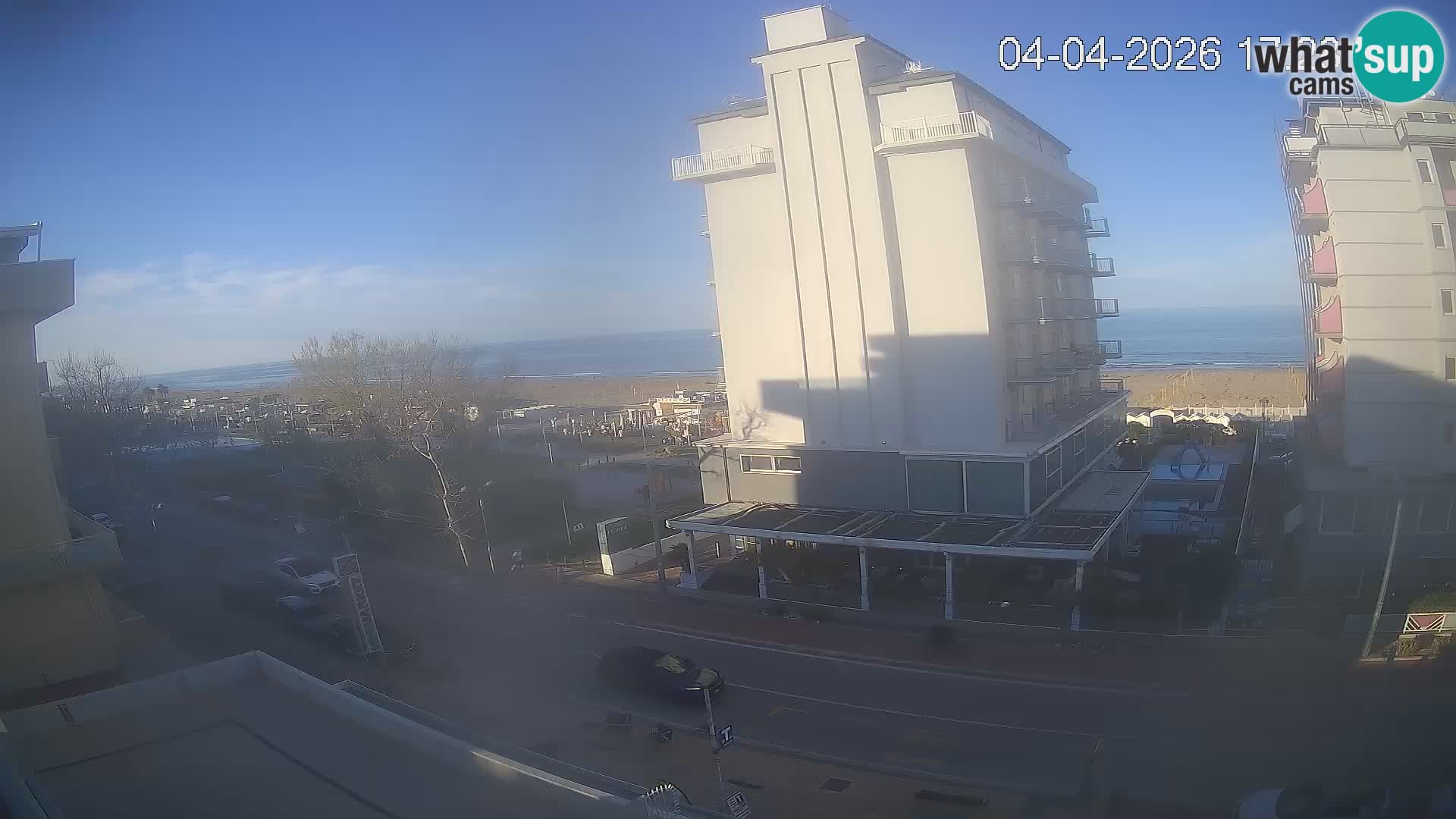 Plaža s spletno kamero Riccione in vrtovi La Malfa – plaža Bagni Oreste 115