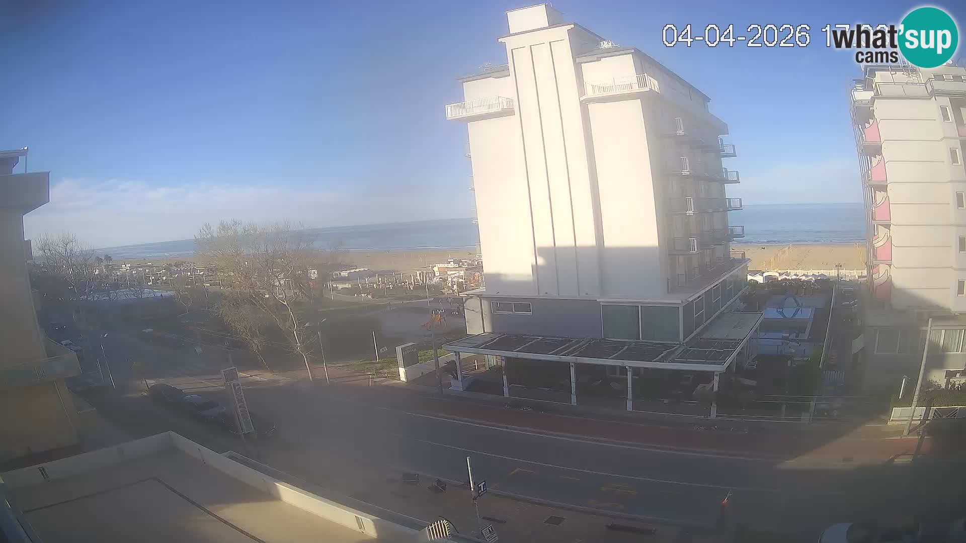 Riccione web kamera plaža i vrtovi La Malfa – plaža Bagni Oreste 115