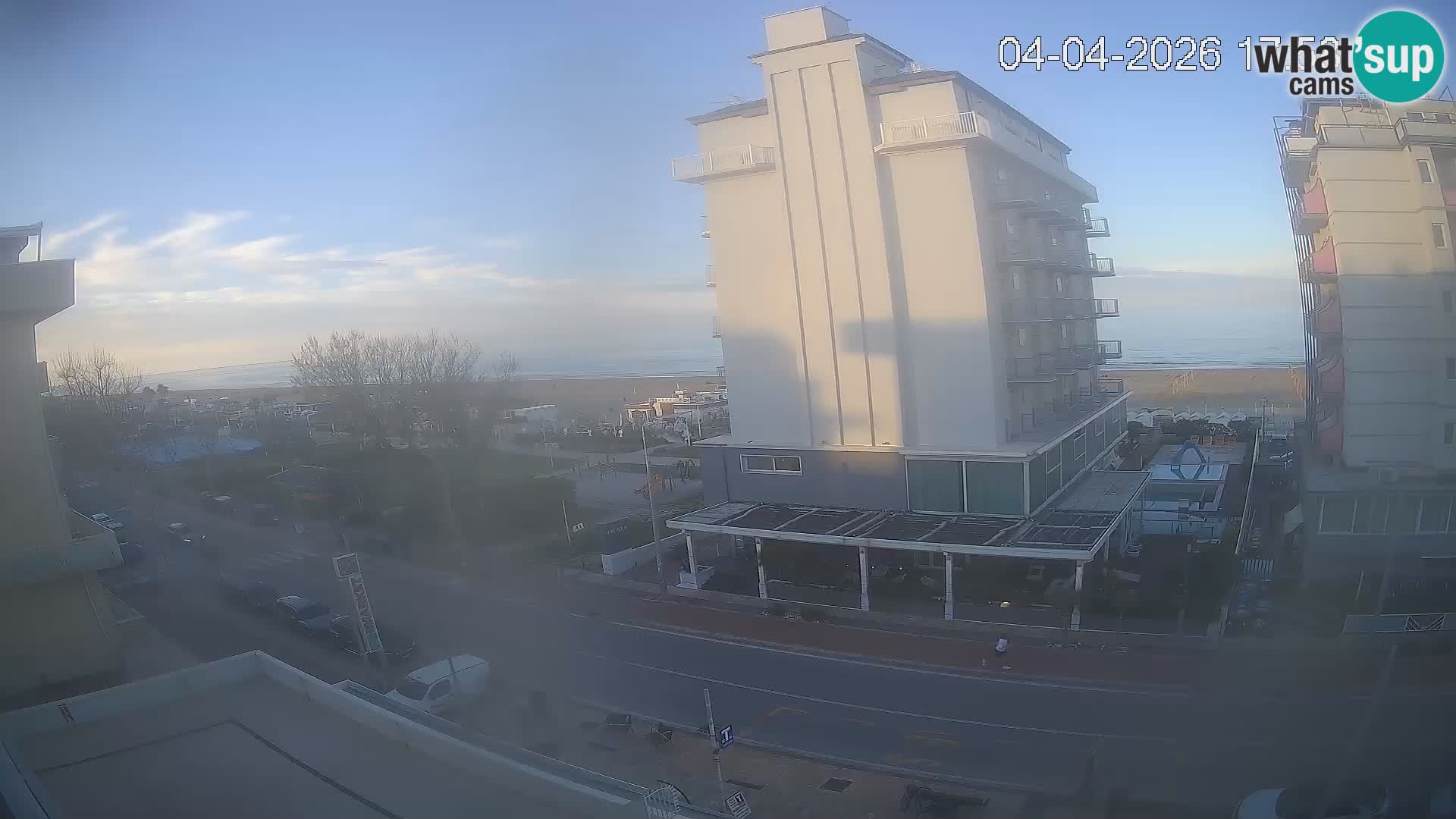 Riccione web kamera plaža i vrtovi La Malfa – plaža Bagni Oreste 115