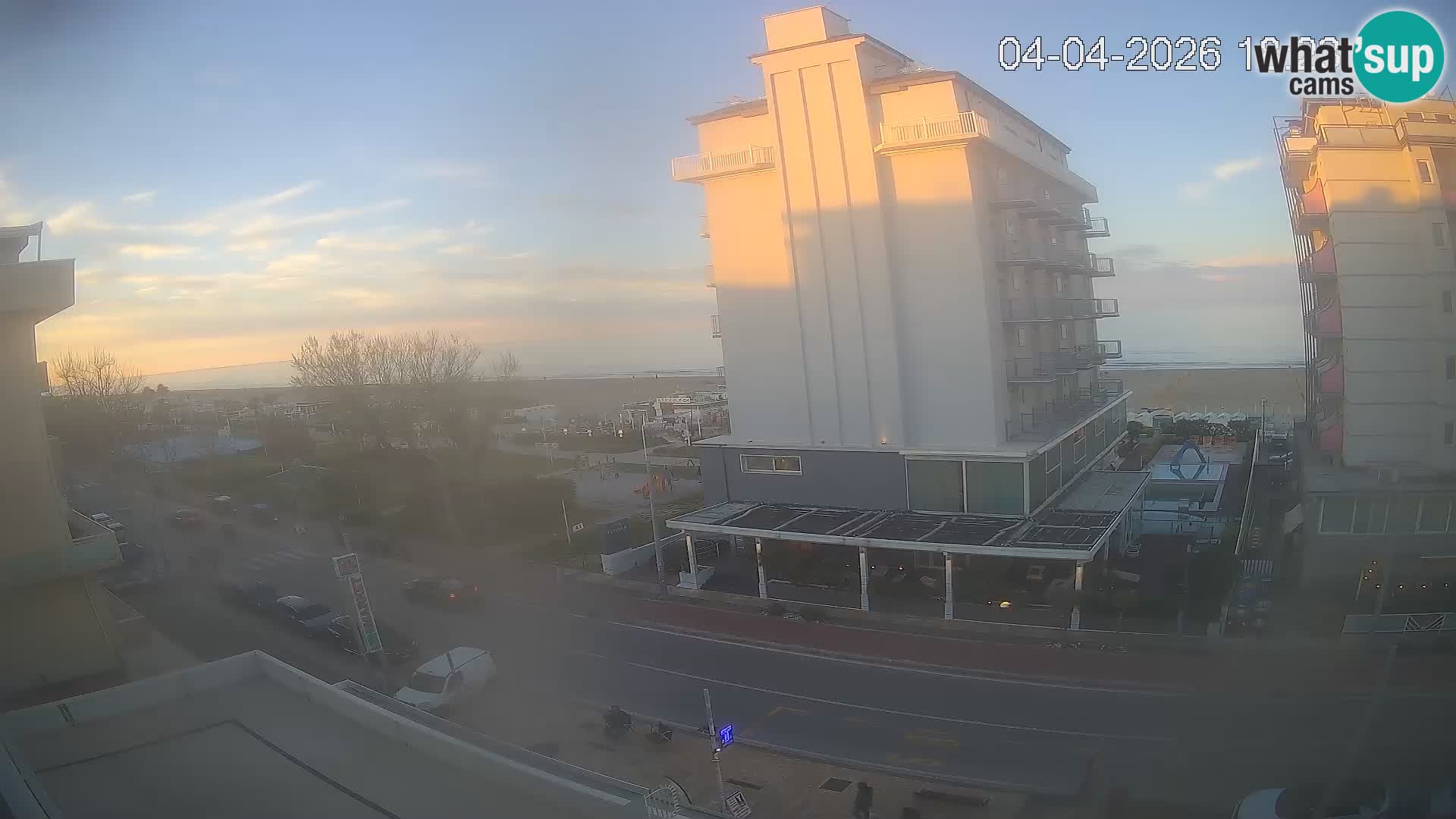 Plaža s spletno kamero Riccione in vrtovi La Malfa – plaža Bagni Oreste 115