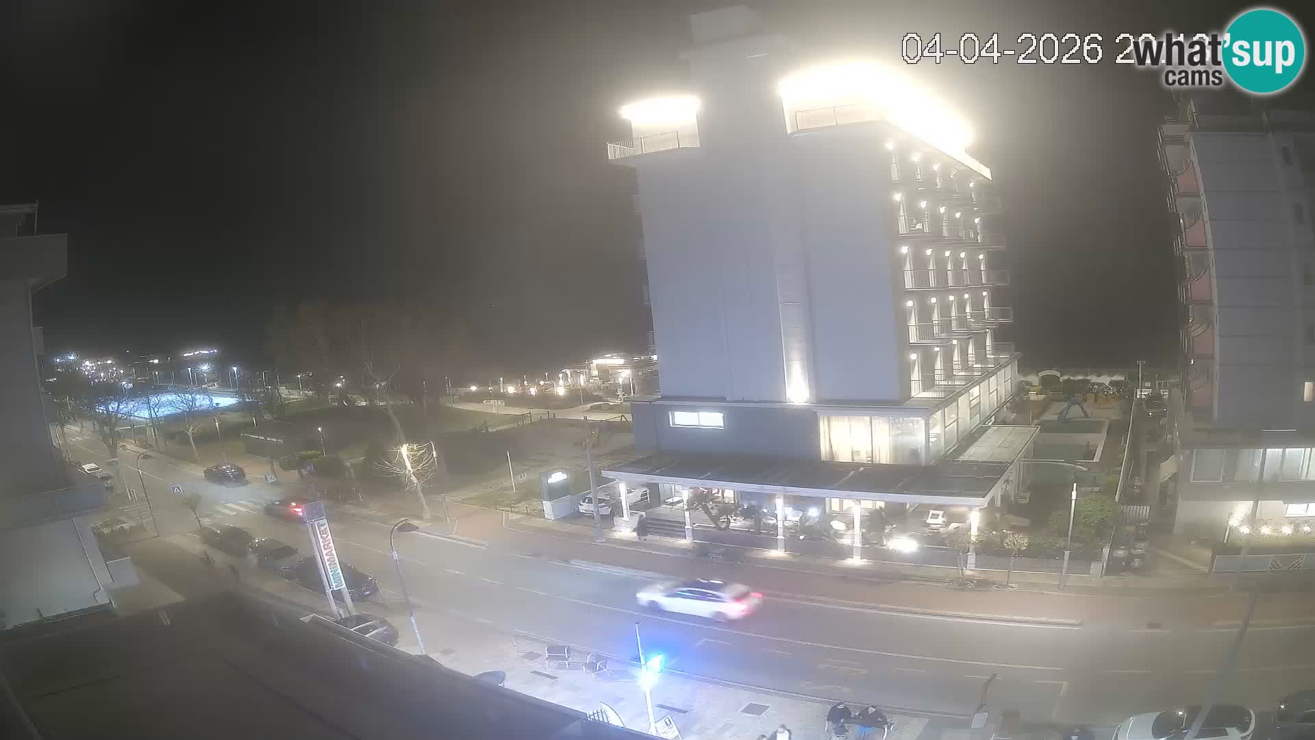 Riccione webcam playa y jardines La Malfa – Playa Bagni Oreste 115