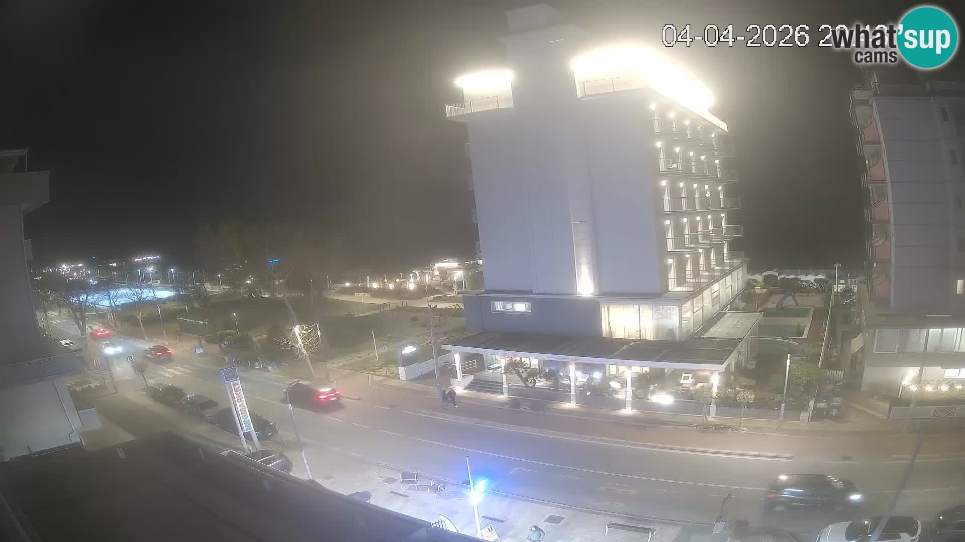 Plaža s spletno kamero Riccione in vrtovi La Malfa – plaža Bagni Oreste 115