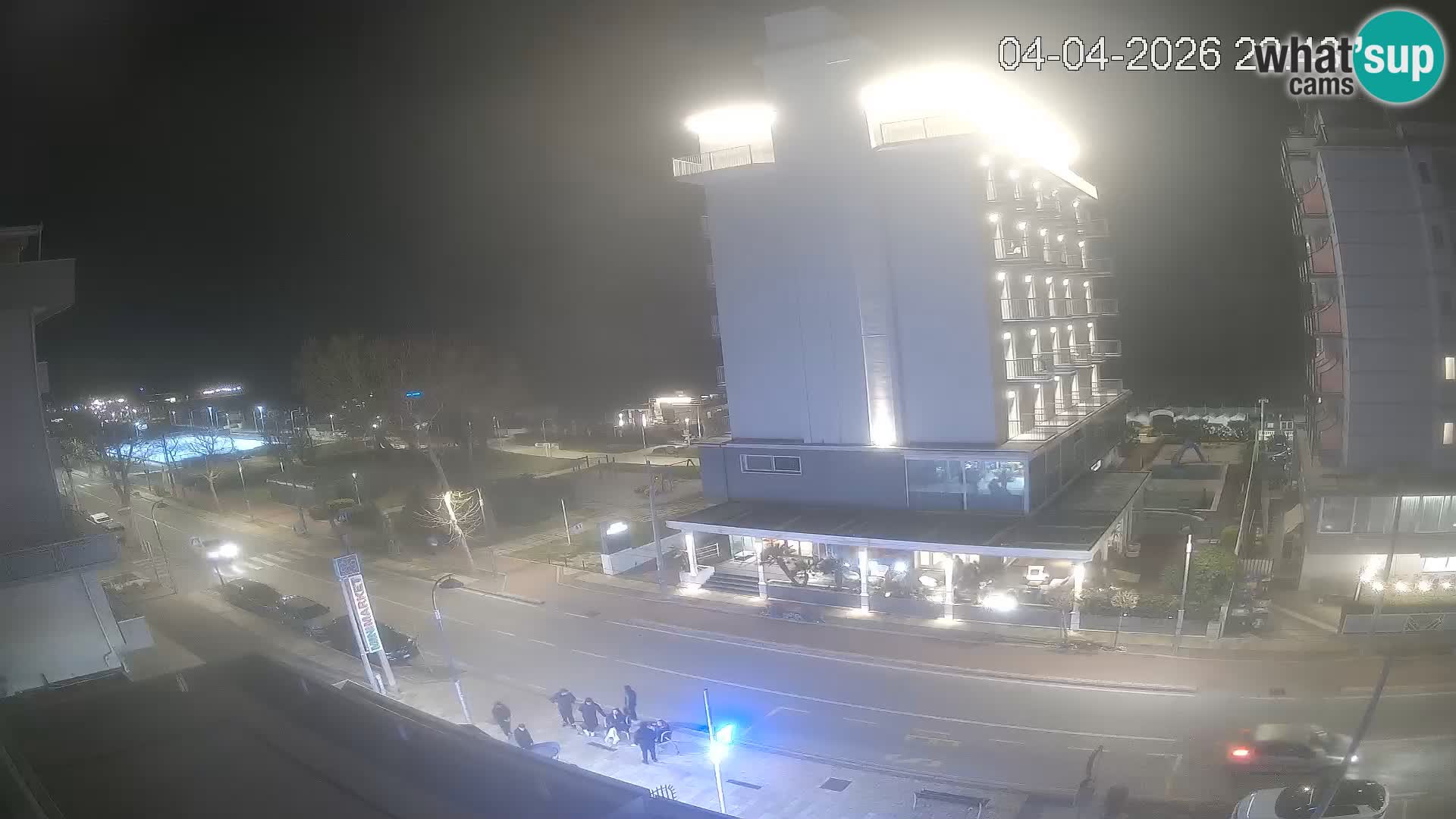 Riccione web kamera plaža i vrtovi La Malfa – plaža Bagni Oreste 115