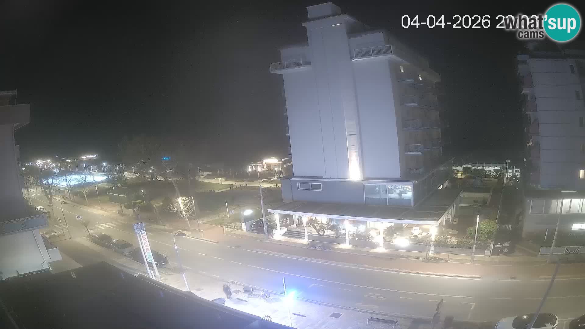 Riccione webcam playa y jardines La Malfa – Playa Bagni Oreste 115
