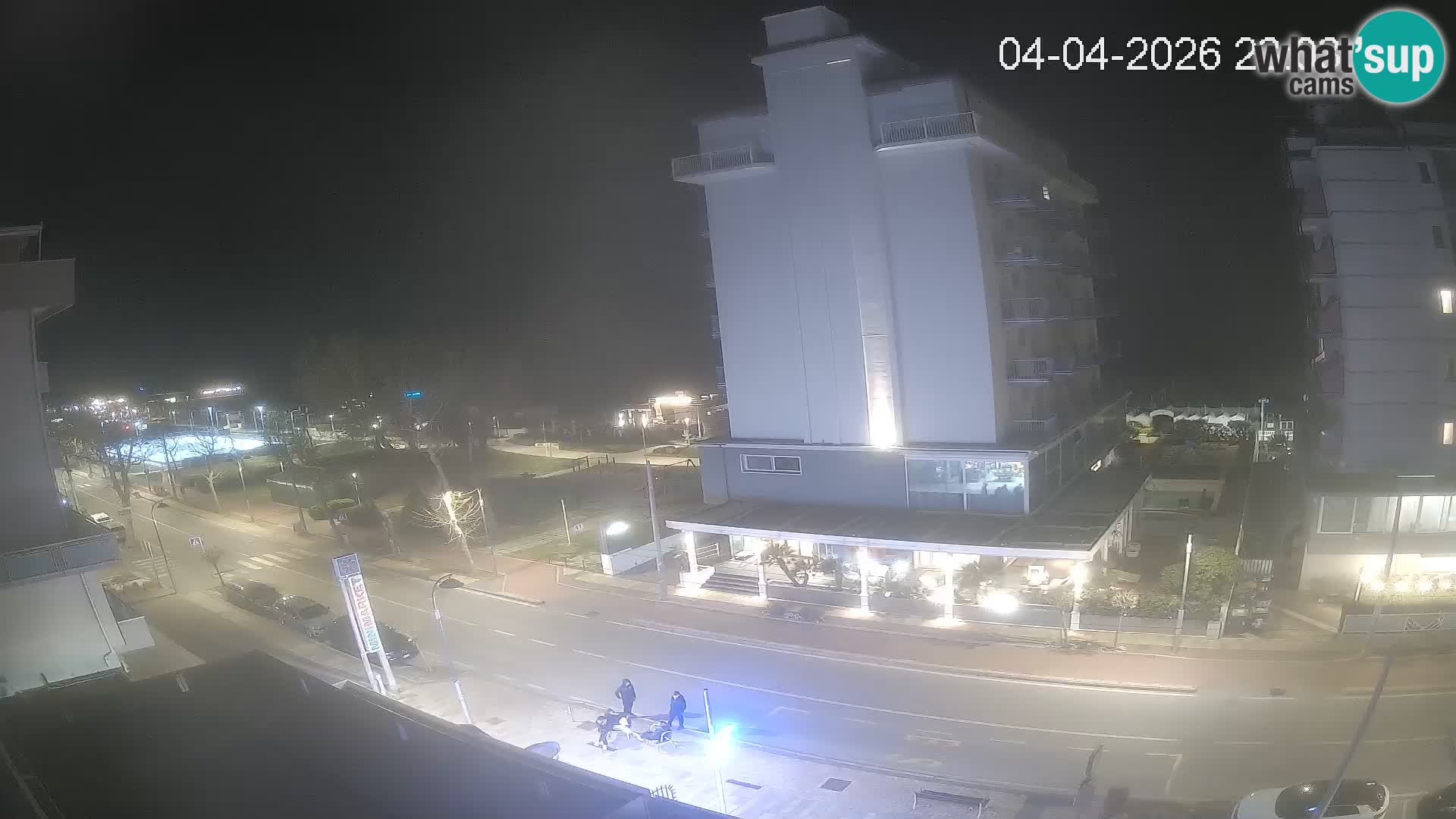 Riccione webcam plage et jardins La Malfa – Bagni Oreste plage 115