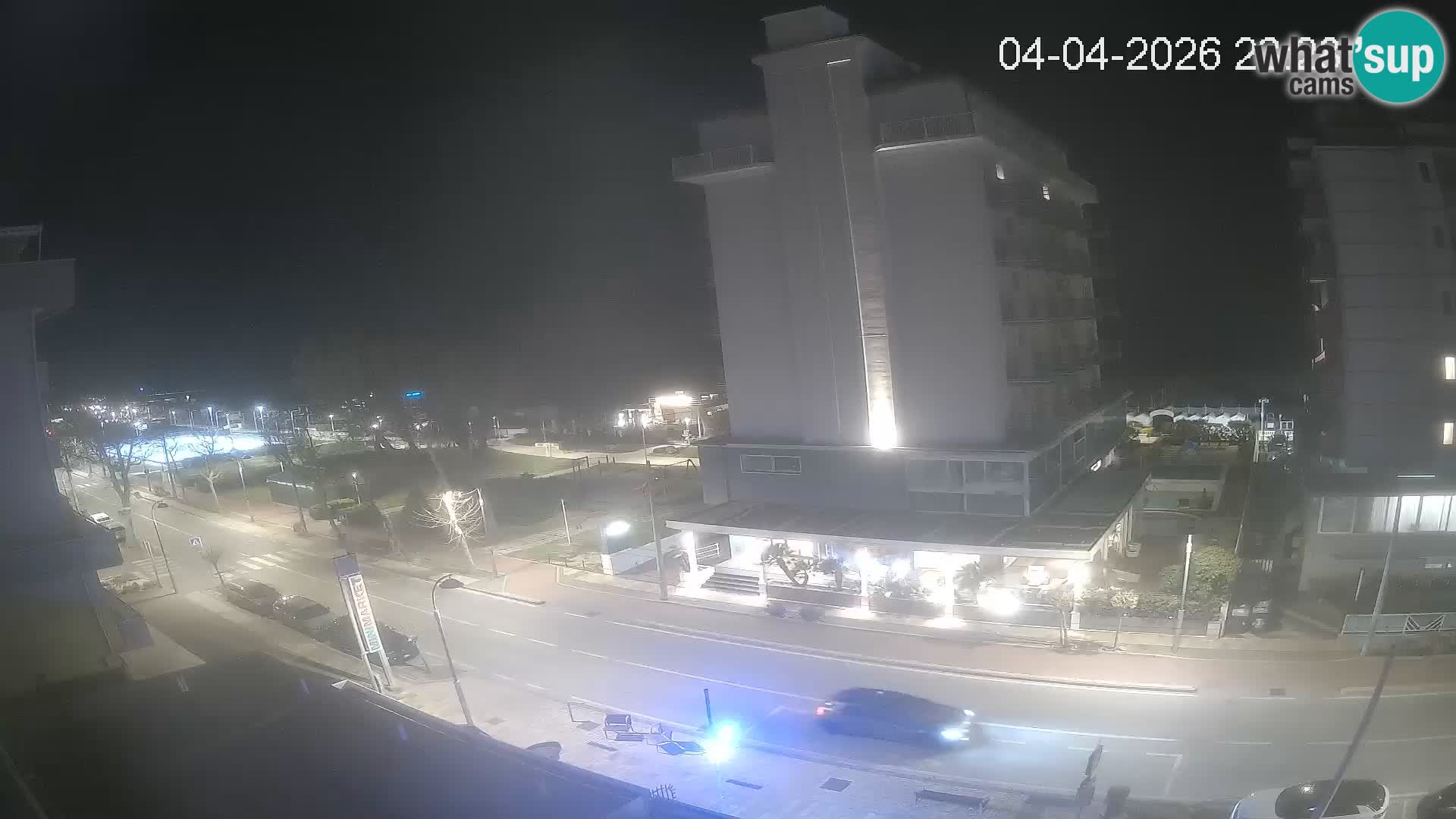 Plaža s spletno kamero Riccione in vrtovi La Malfa – plaža Bagni Oreste 115