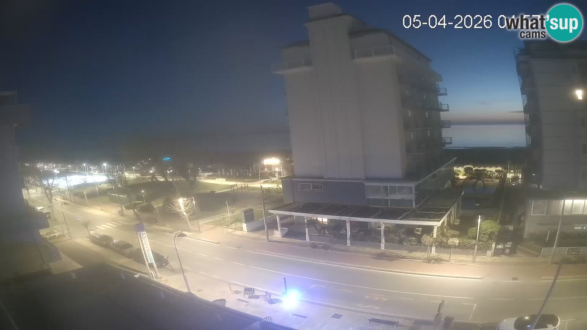 Riccione Webcam Strand und Gärten La Malfa – Bagni Oreste Strand 115