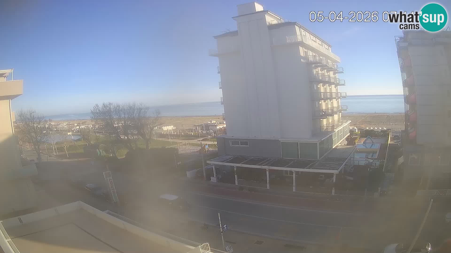 Riccione webcam spiaggia e giardini La Malfa – Bagni Oreste spiaggia 115