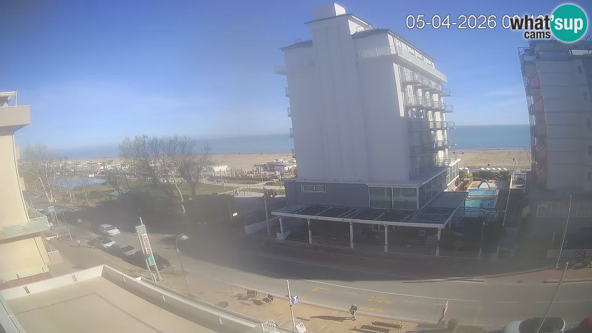 Riccione Webcam Strand und Gärten La Malfa – Bagni Oreste Strand 115