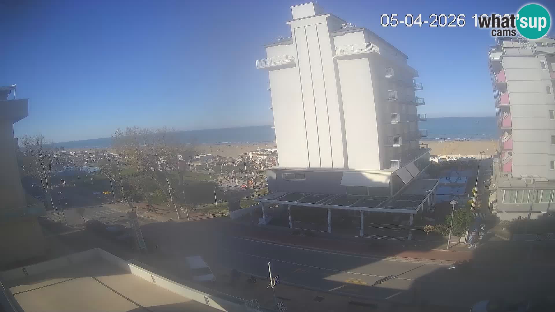 Riccione Webcam Strand und Gärten La Malfa – Bagni Oreste Strand 115