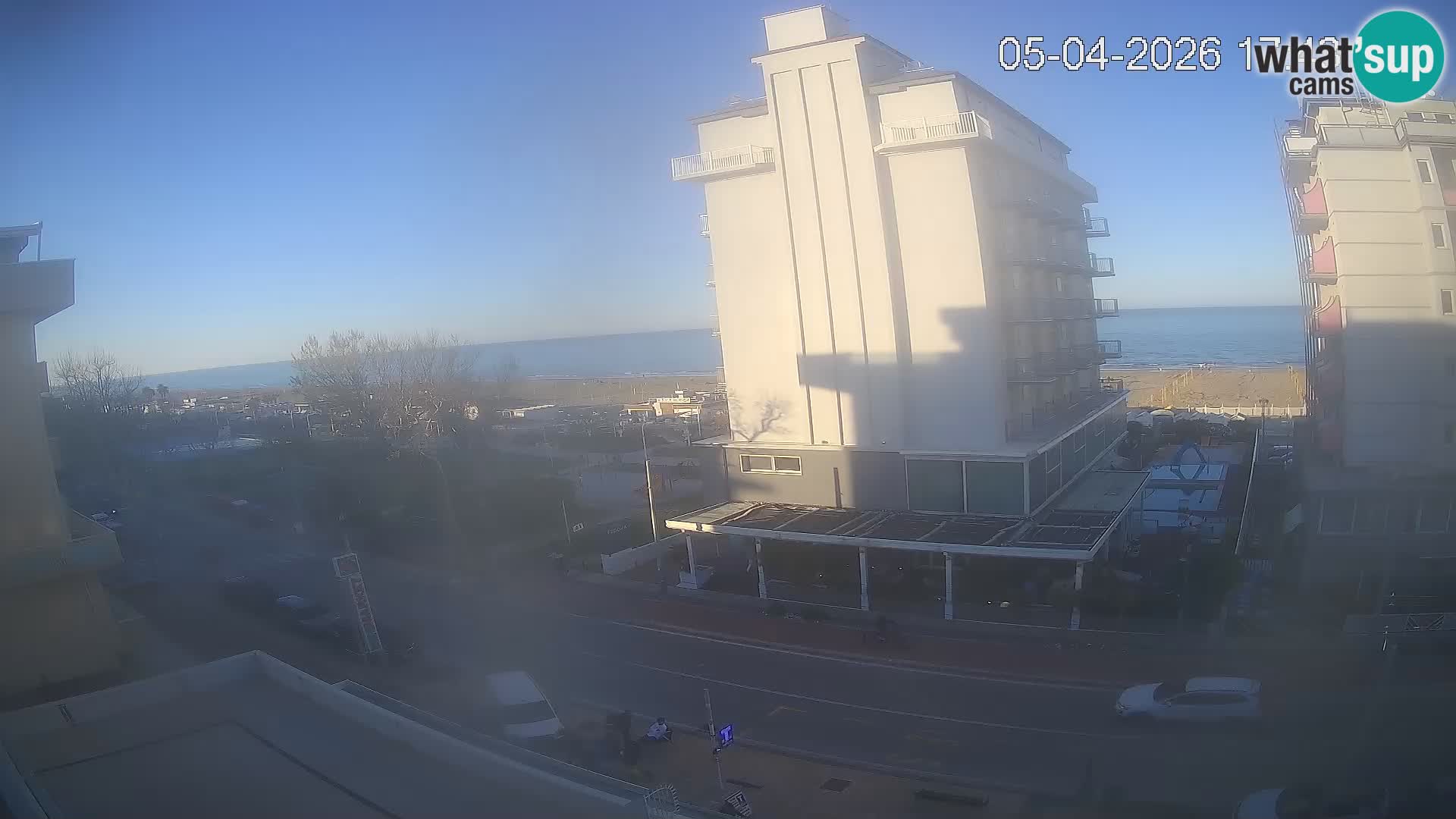 Riccione Webcam Strand und Gärten La Malfa – Bagni Oreste Strand 115