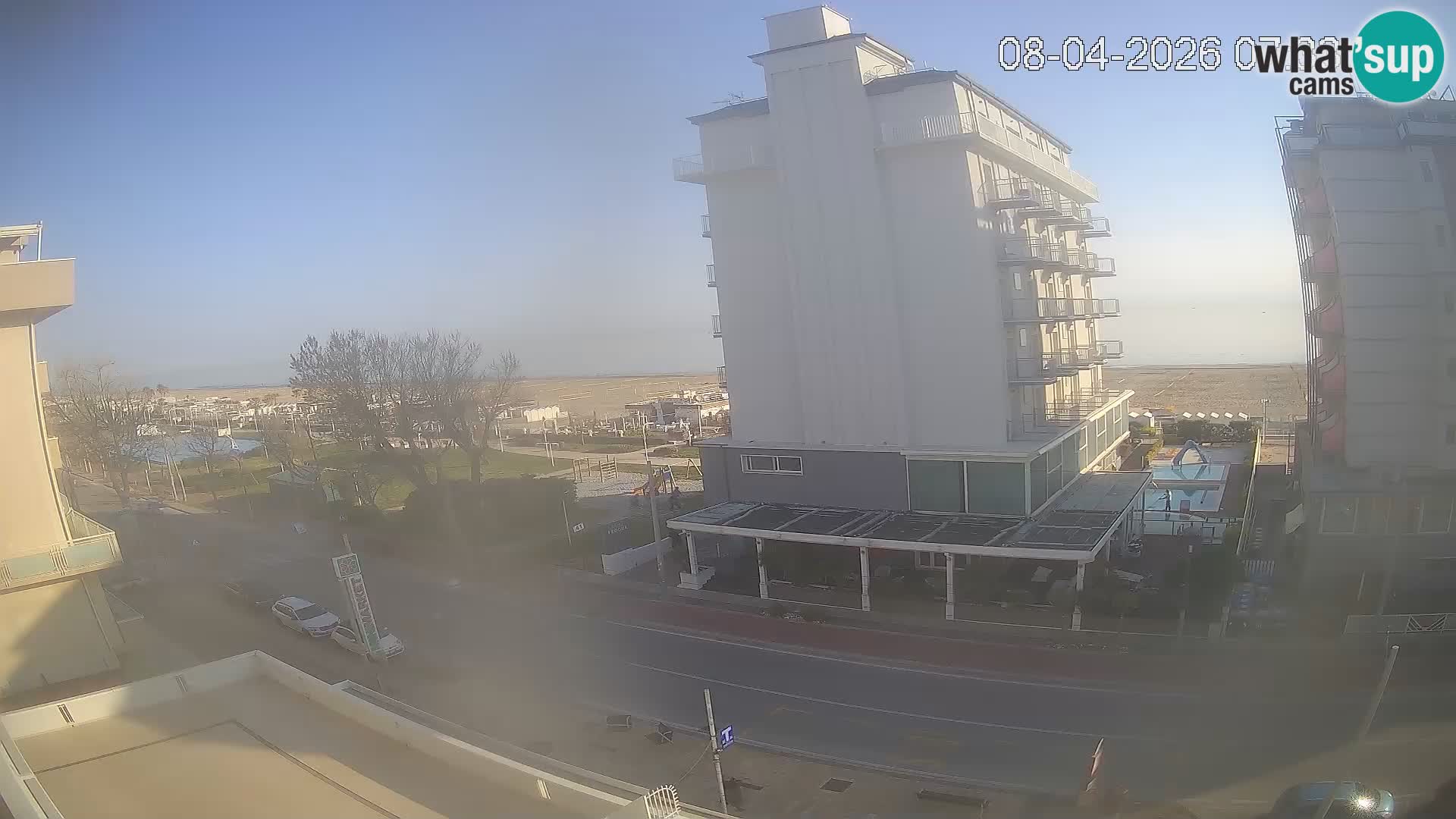 Riccione webcam spiaggia e giardini La Malfa – Bagni Oreste spiaggia 115