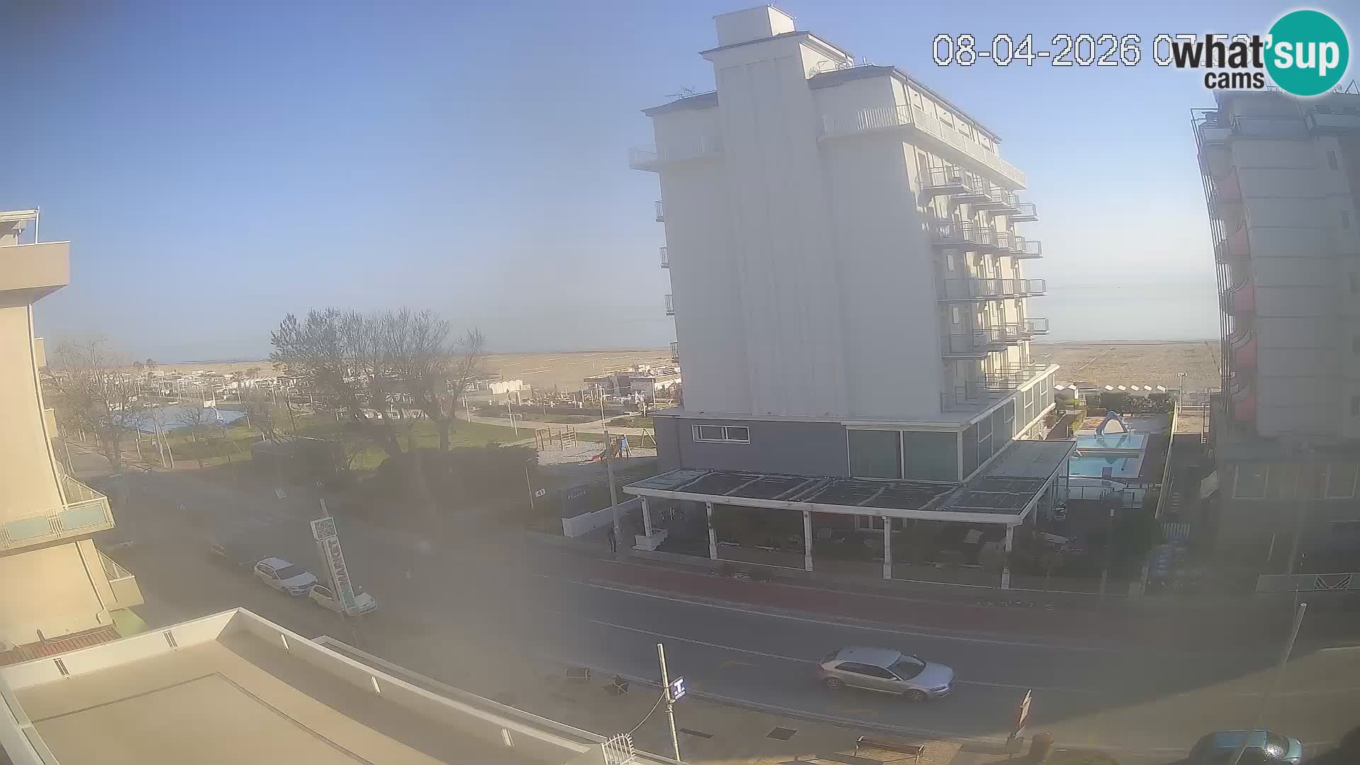 Riccione Webcam Strand und Gärten La Malfa – Bagni Oreste Strand 115