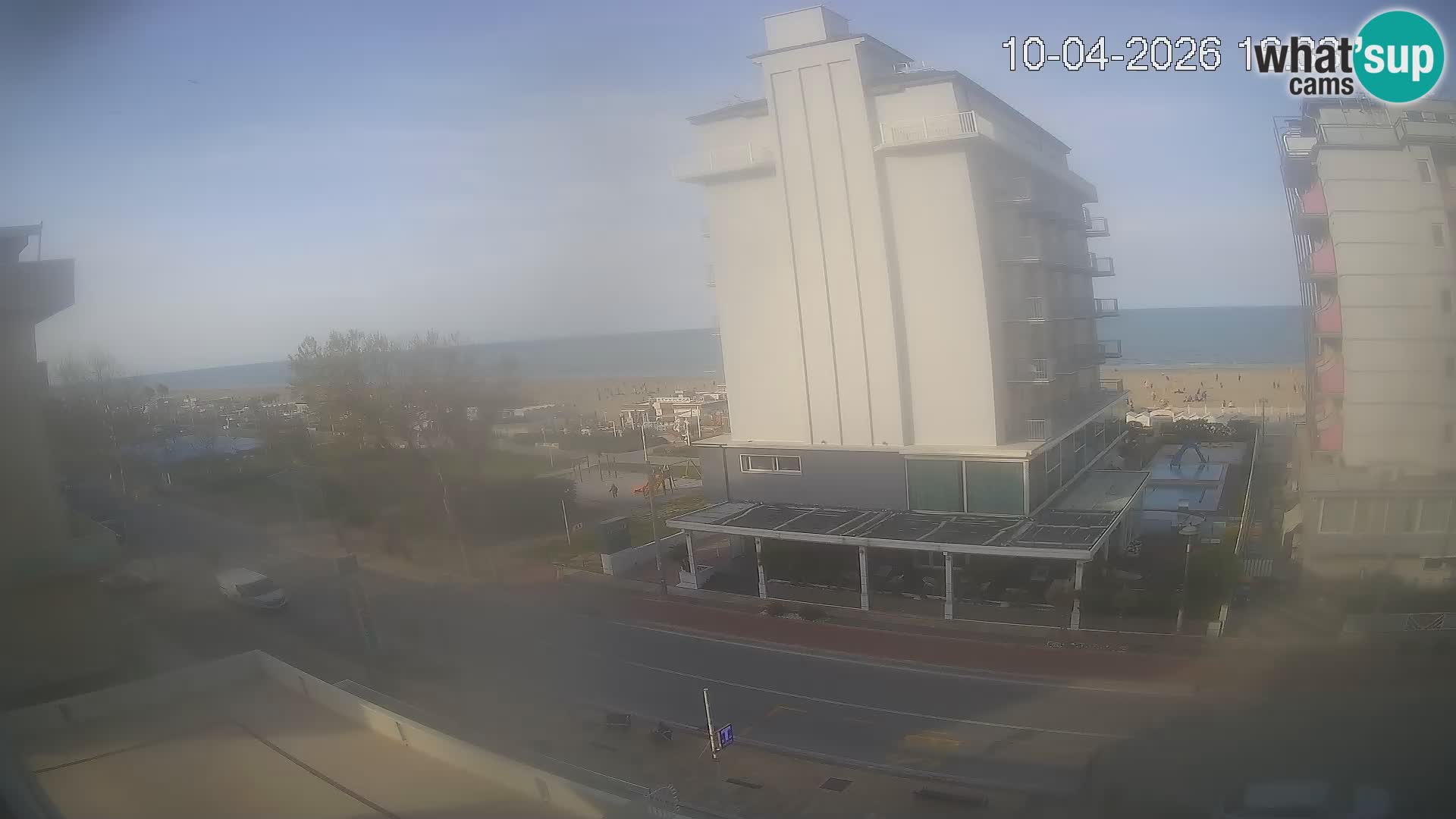 Riccione webcam spiaggia e giardini La Malfa – Bagni Oreste spiaggia 115